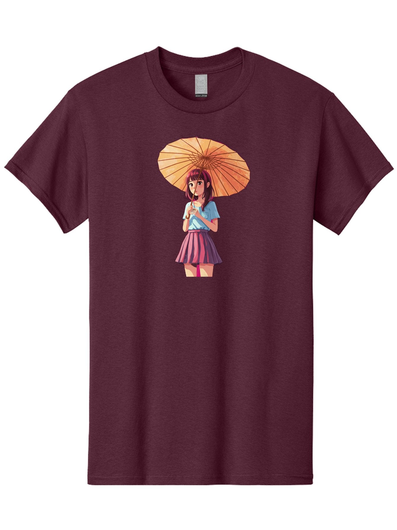 Girl-With-Parasol-1 Men'S Graphic Tee, 100% Cotton, Comfortable Casual Summer Wear, Machine Washable, Vintage Camera, Old Camera, Antique Camera, Black Camera, Classic Photography, Photography Equipment, Nostalgic Device, Film Camera, Bai030 11