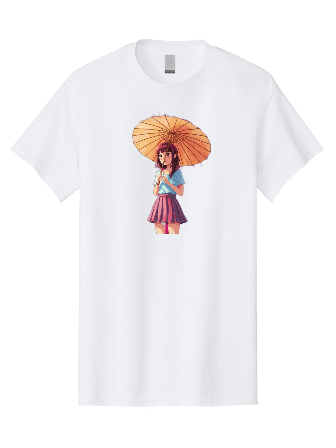 Girl-With-Parasol-1 Men'S Graphic Tee, 100% Cotton, Comfortable Casual Summer Wear, Machine Washable, Vintage Camera, Old Camera, Antique Camera, Black Camera, Classic Photography, Photography Equipment, Nostalgic Device, Film Camera, Bai030 6