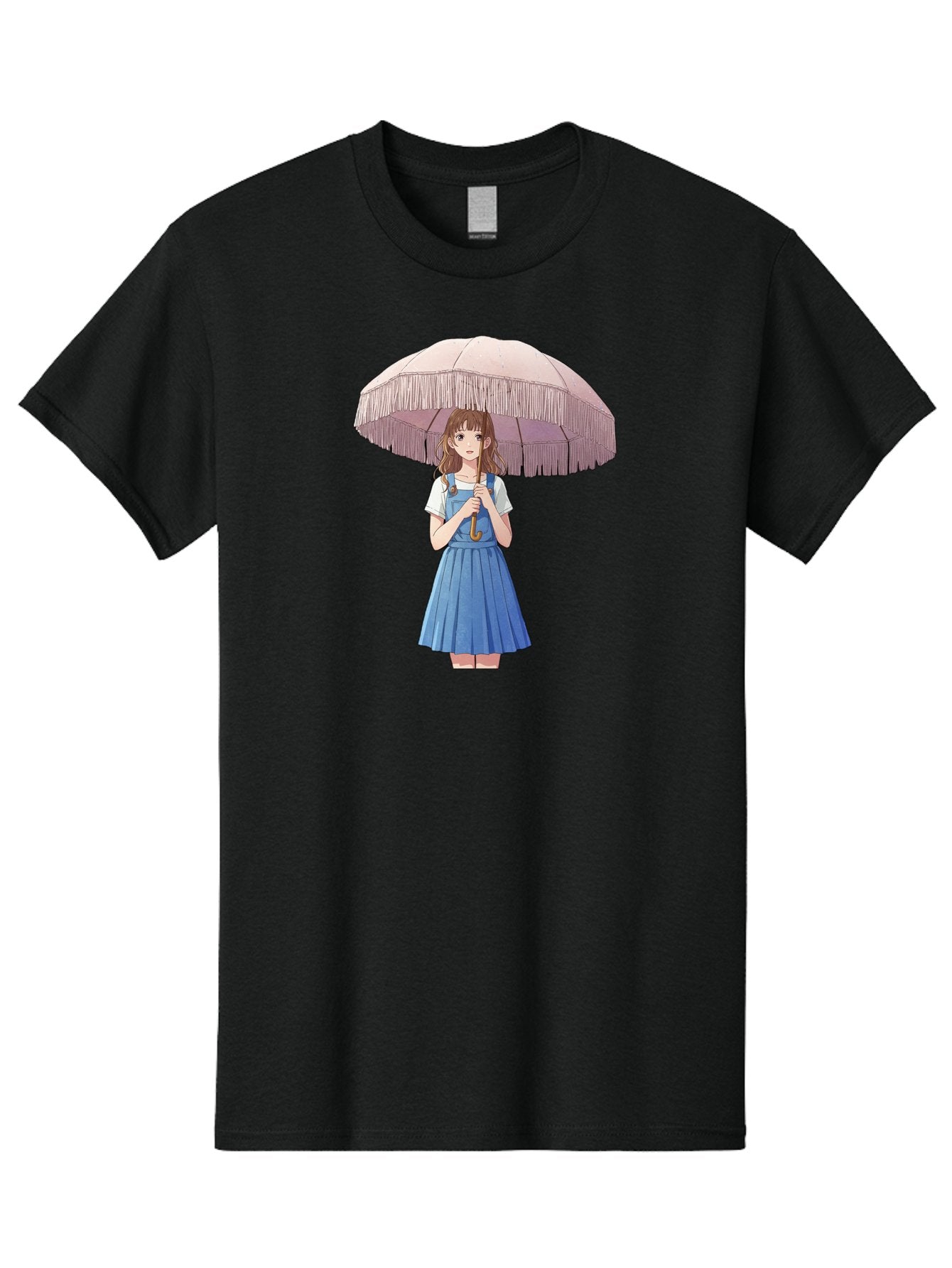 Girl-With-Parasol-2 Men'S Graphic Tee, 100% Cotton, Comfortable Casual Summer Wear, Machine Washable, Vintage Camera, Old Camera, Antique Camera, Black Camera, Classic Photography, Photography Equipment, Nostalgic Device, Film Camera, Bai031 6