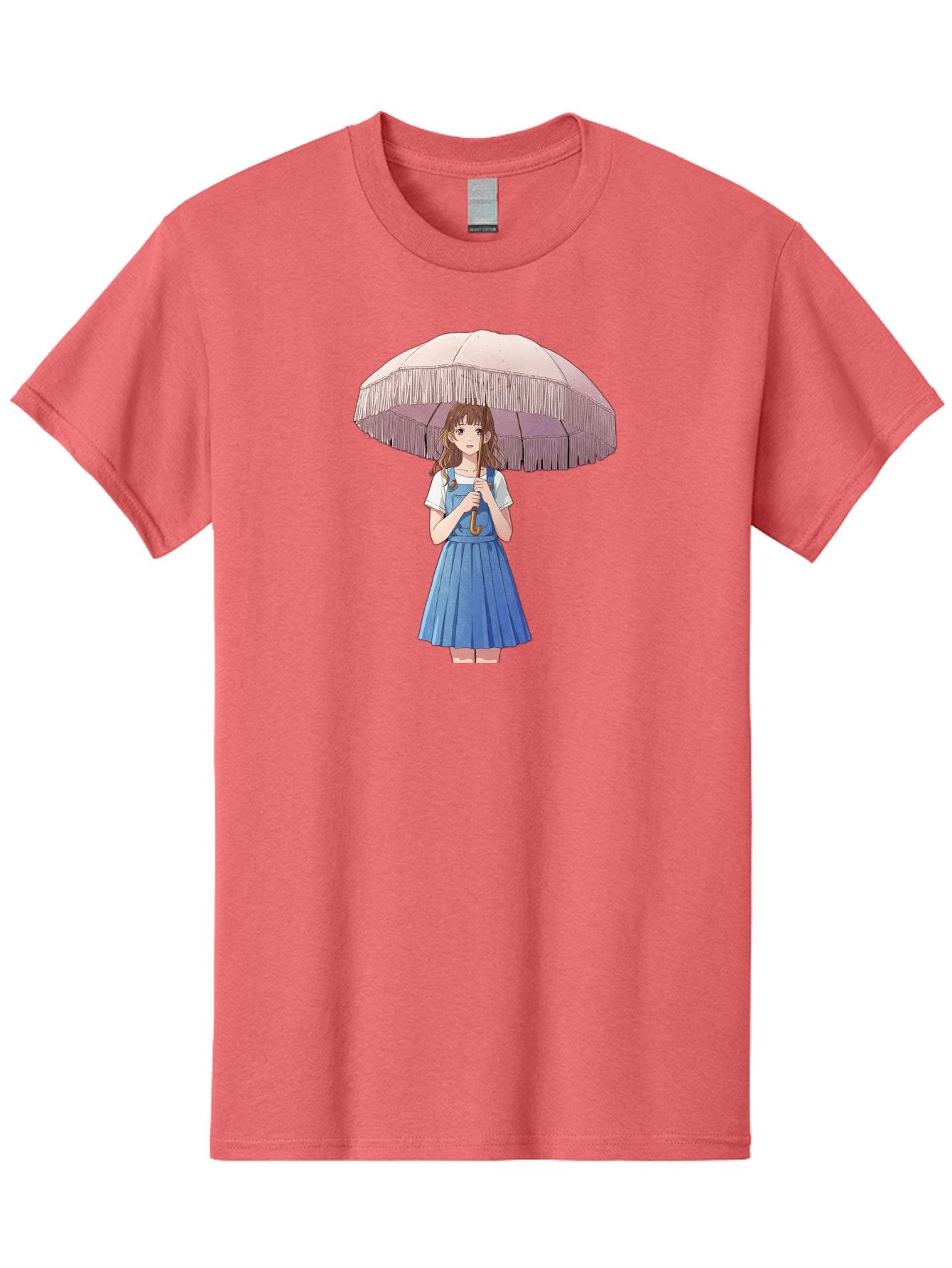 Girl-With-Parasol-2 Men'S Graphic Tee, 100% Cotton, Comfortable Casual Summer Wear, Machine Washable, Vintage Camera, Old Camera, Antique Camera, Black Camera, Classic Photography, Photography Equipment, Nostalgic Device, Film Camera, Bai031 4