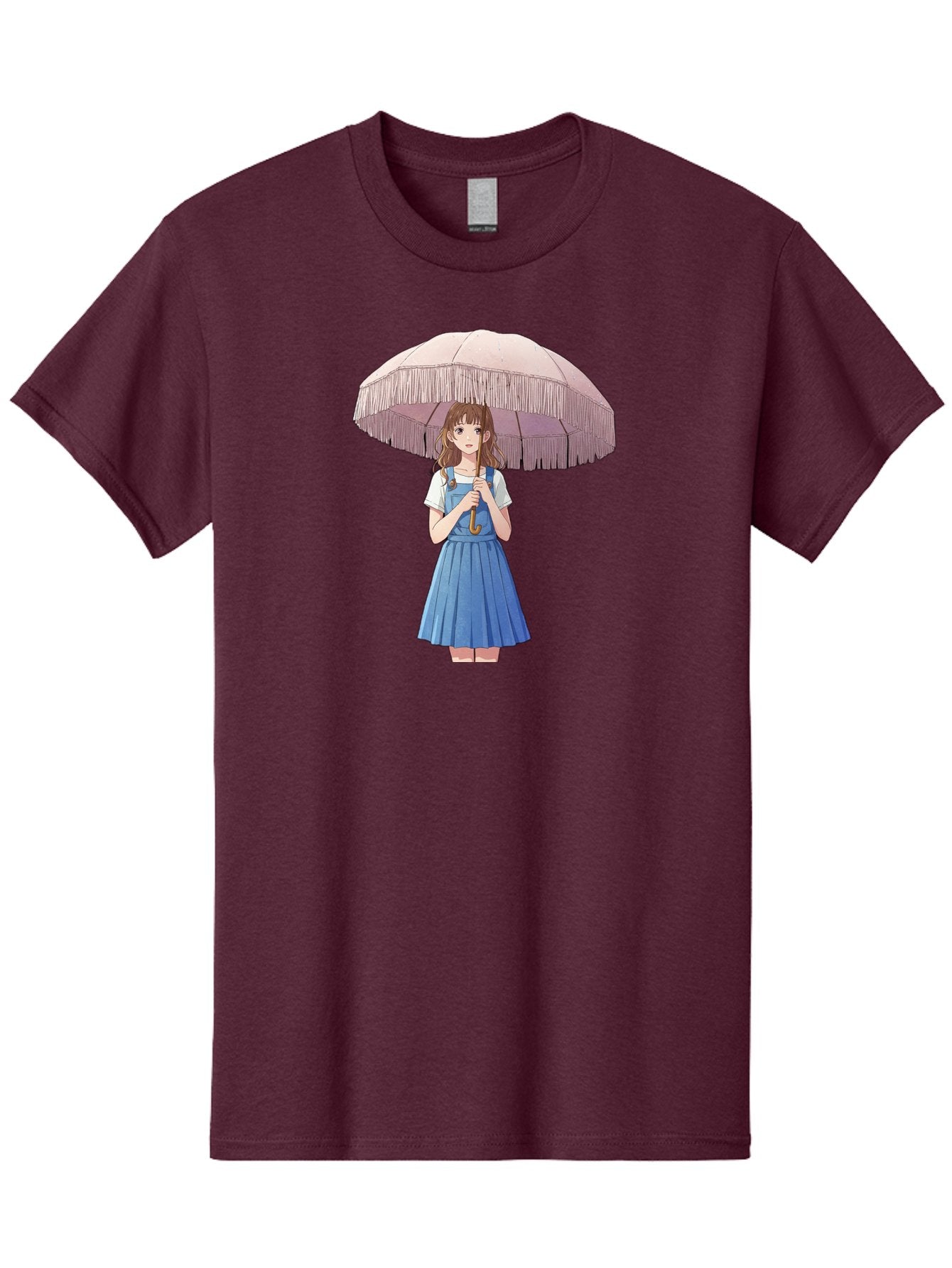 Girl-With-Parasol-2 Men'S Graphic Tee, 100% Cotton, Comfortable Casual Summer Wear, Machine Washable, Vintage Camera, Old Camera, Antique Camera, Black Camera, Classic Photography, Photography Equipment, Nostalgic Device, Film Camera, Bai031 13