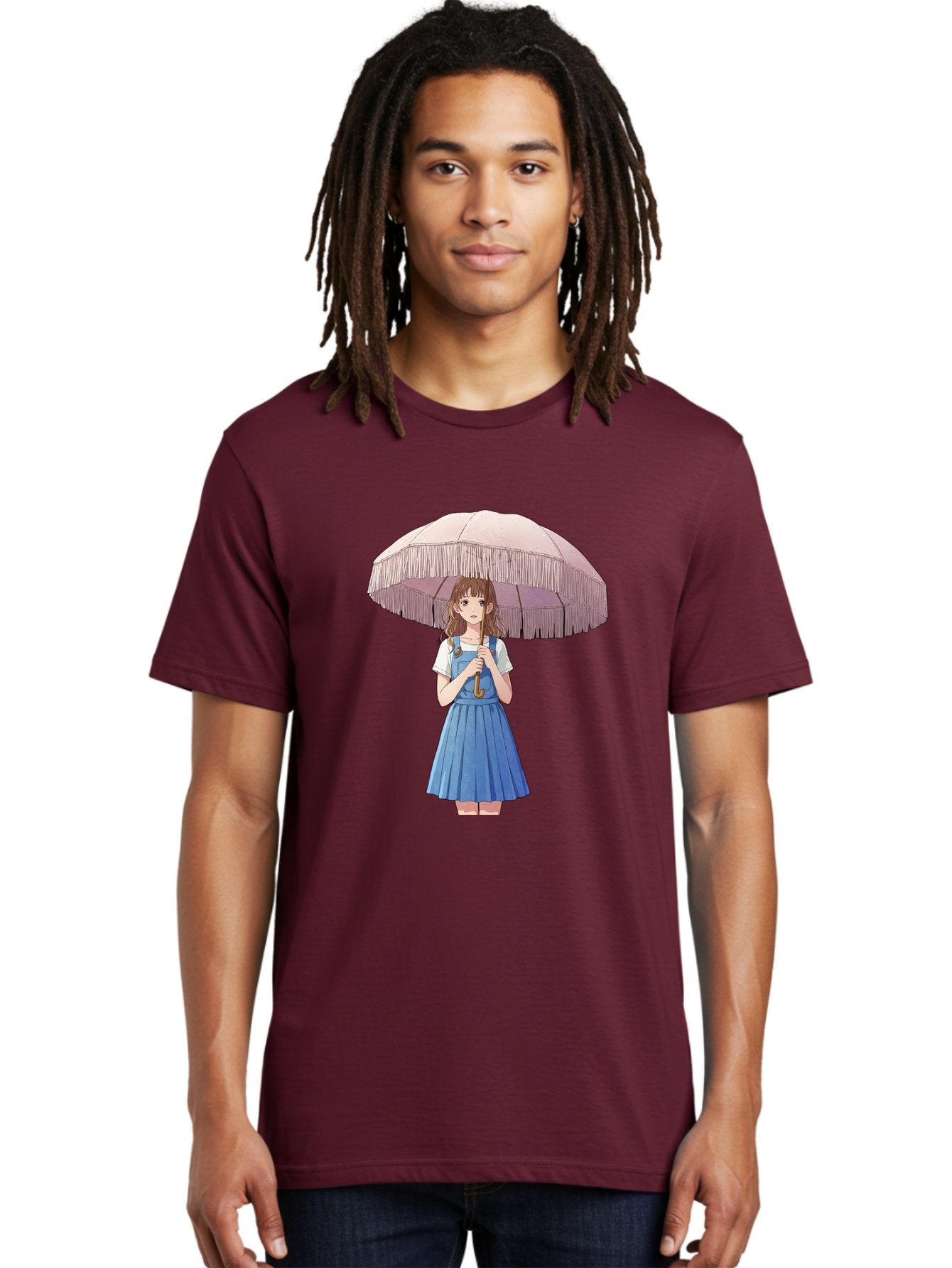 Girl-With-Parasol-2 Men'S Graphic Tee, 100% Cotton, Comfortable Casual Summer Wear, Machine Washable, Vintage Camera, Old Camera, Antique Camera, Black Camera, Classic Photography, Photography Equipment, Nostalgic Device, Film Camera, Bai031 20