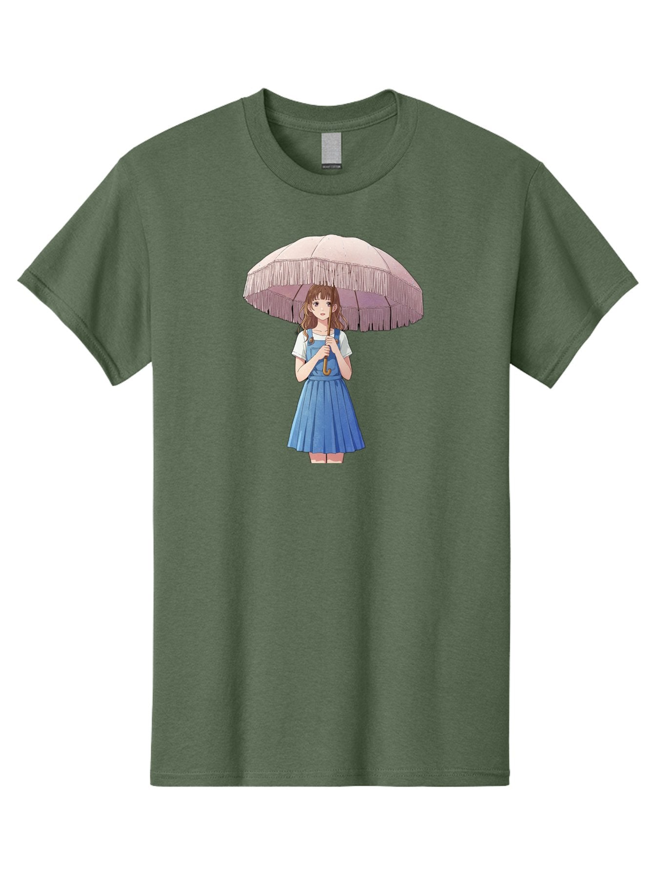 Girl-With-Parasol-2 Men'S Graphic Tee, 100% Cotton, Comfortable Casual Summer Wear, Machine Washable, Vintage Camera, Old Camera, Antique Camera, Black Camera, Classic Photography, Photography Equipment, Nostalgic Device, Film Camera, Bai031 12