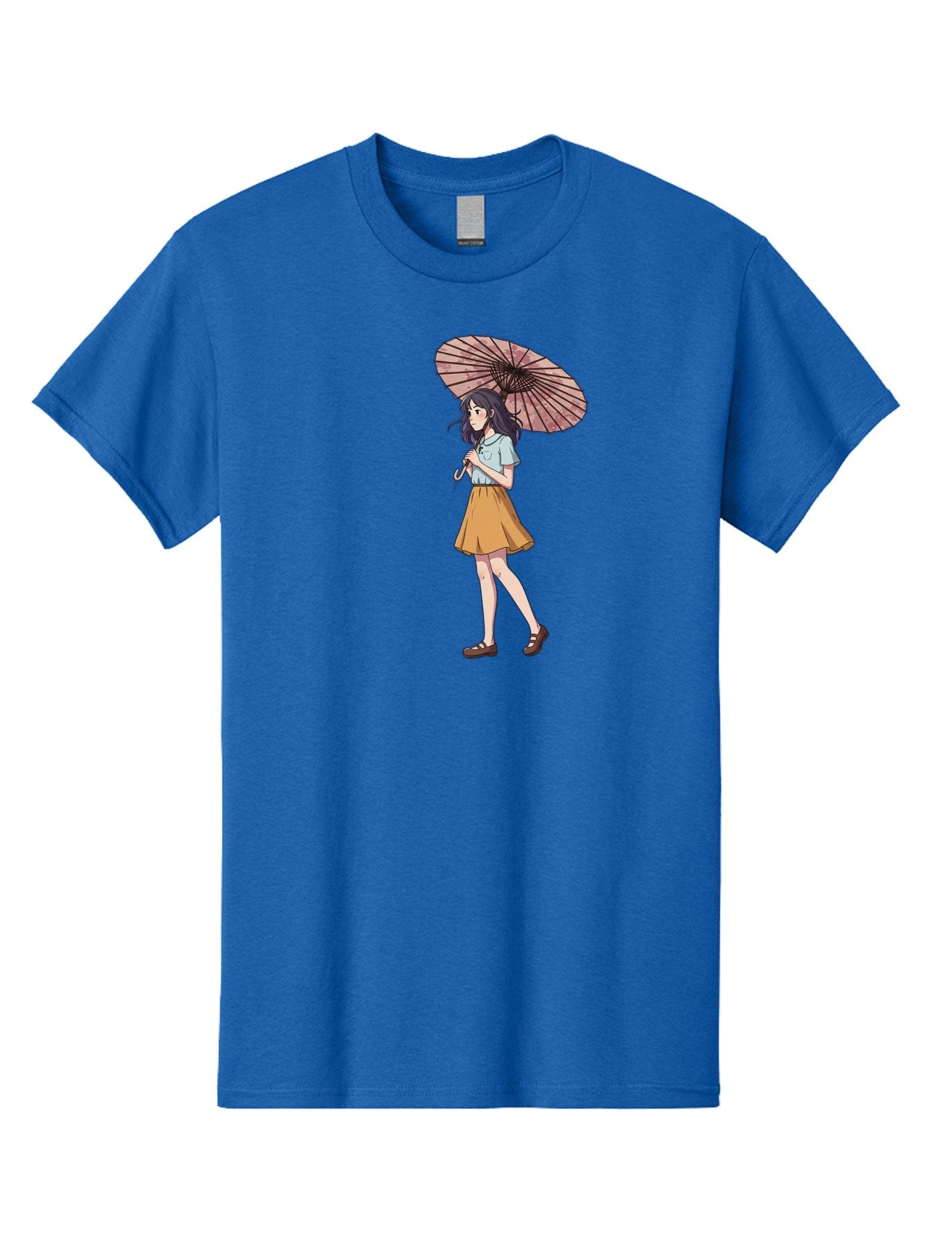 Girl-With-Parasol-4 Men'S Graphic Tee, 100% Cotton, Comfortable Casual Summer Wear, Machine Washable, Vintage Camera, Old Camera, Antique Camera, Black Camera, Classic Photography, Photography Equipment, Nostalgic Device, Film Camera, Bai033 4