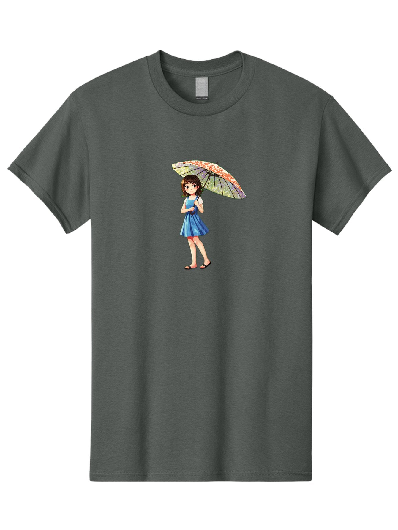 Girl-With-Parasol-5 Men'S Graphic Tee, 100% Cotton, Comfortable Casual Summer Wear, Machine Washable, Vintage Camera, Old Camera, Antique Camera, Black Camera, Classic Photography, Photography Equipment, Nostalgic Device, Film Camera, Bai034 6