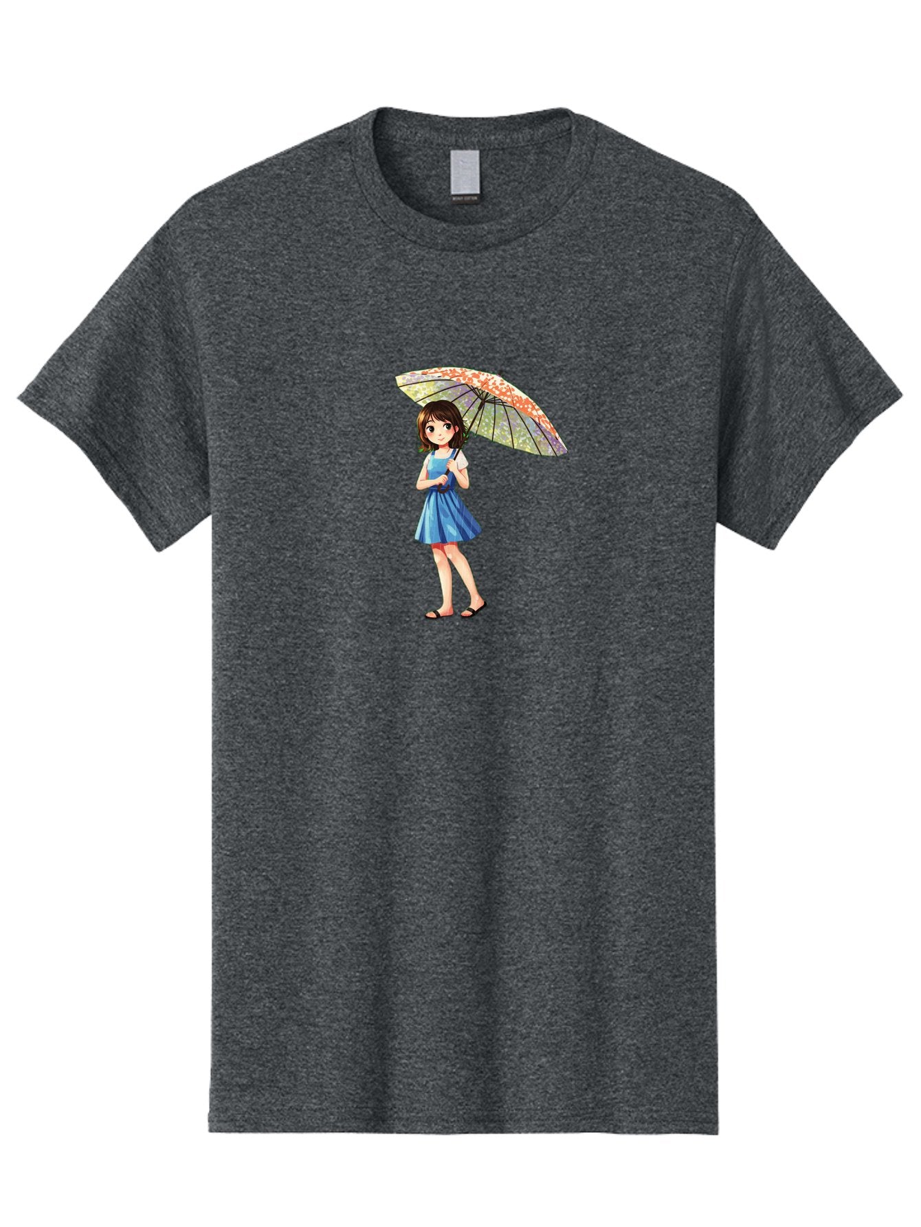 Girl-With-Parasol-5 Men'S Graphic Tee, 100% Cotton, Comfortable Casual Summer Wear, Machine Washable, Vintage Camera, Old Camera, Antique Camera, Black Camera, Classic Photography, Photography Equipment, Nostalgic Device, Film Camera, Bai034 5