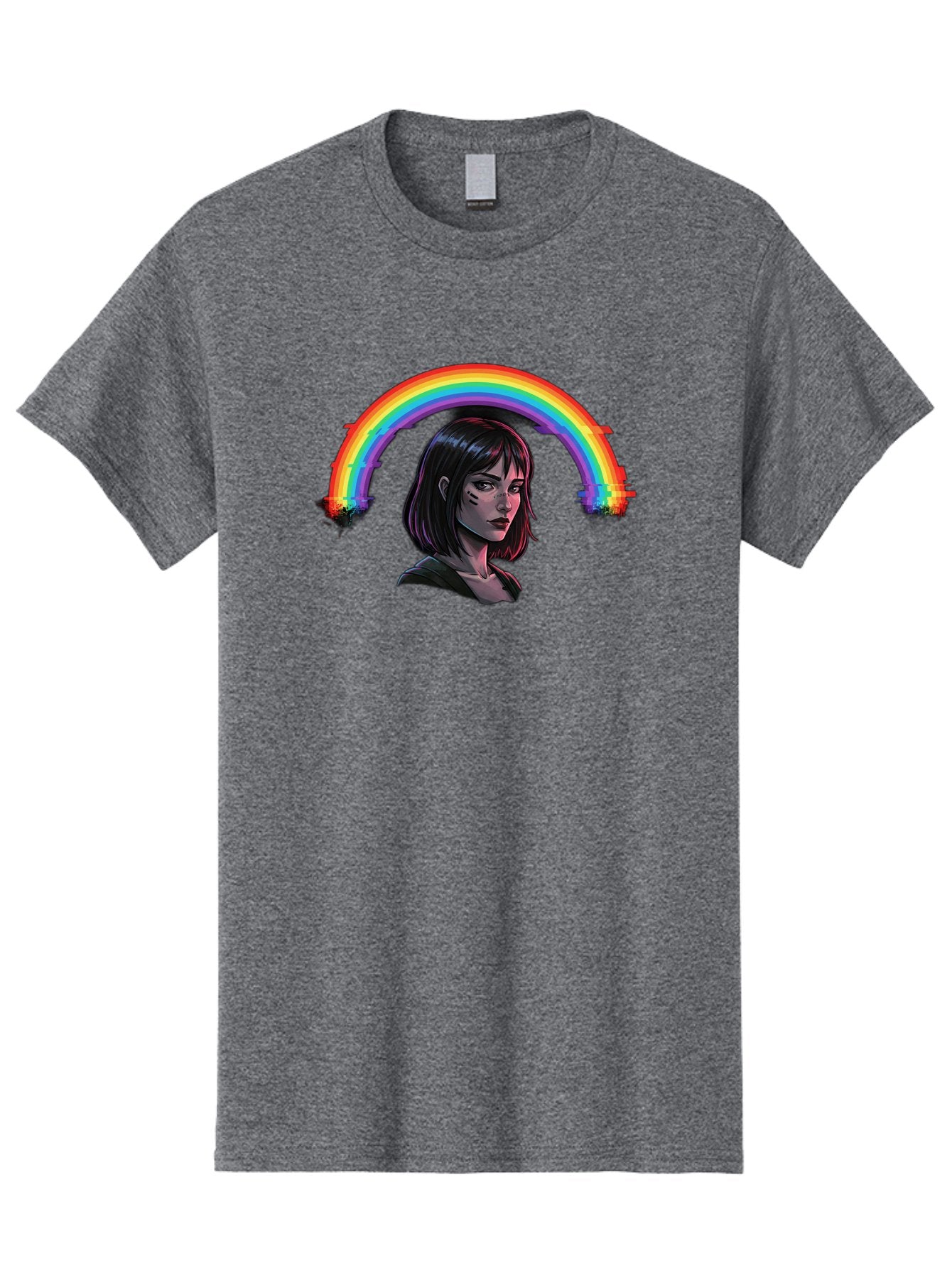 Girl-With-Rainbow Men'S Graphic Tee, 100% Cotton, Comfortable Casual Summer Wear, Machine Washable, Vintage Camera, Old Camera, Antique Camera, Black Camera, Classic Photography, Photography Equipment, Nostalgic Device, Film Camera, Camera Art Bai036 3