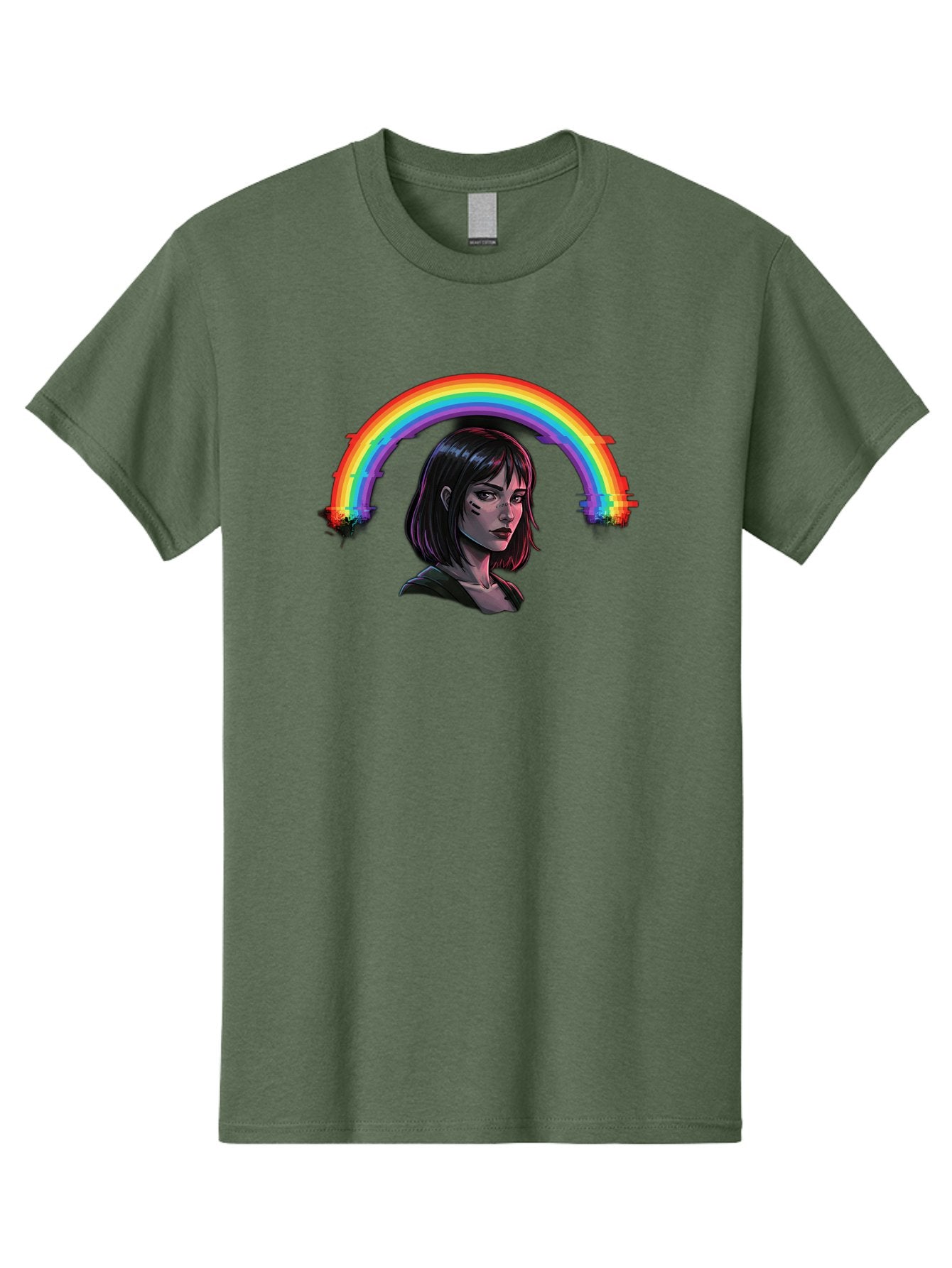Girl-With-Rainbow Men'S Graphic Tee, 100% Cotton, Comfortable Casual Summer Wear, Machine Washable, Vintage Camera, Old Camera, Antique Camera, Black Camera, Classic Photography, Photography Equipment, Nostalgic Device, Film Camera, Camera Art Bai036 5
