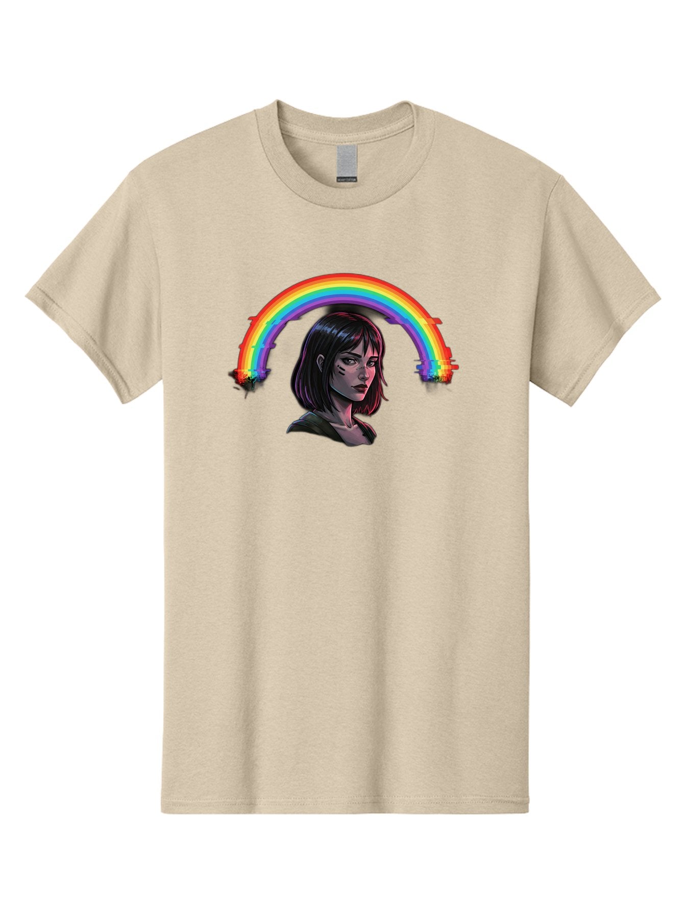 Girl-With-Rainbow Men'S Graphic Tee, 100% Cotton, Comfortable Casual Summer Wear, Machine Washable, Vintage Camera, Old Camera, Antique Camera, Black Camera, Classic Photography, Photography Equipment, Nostalgic Device, Film Camera, Camera Art Bai036