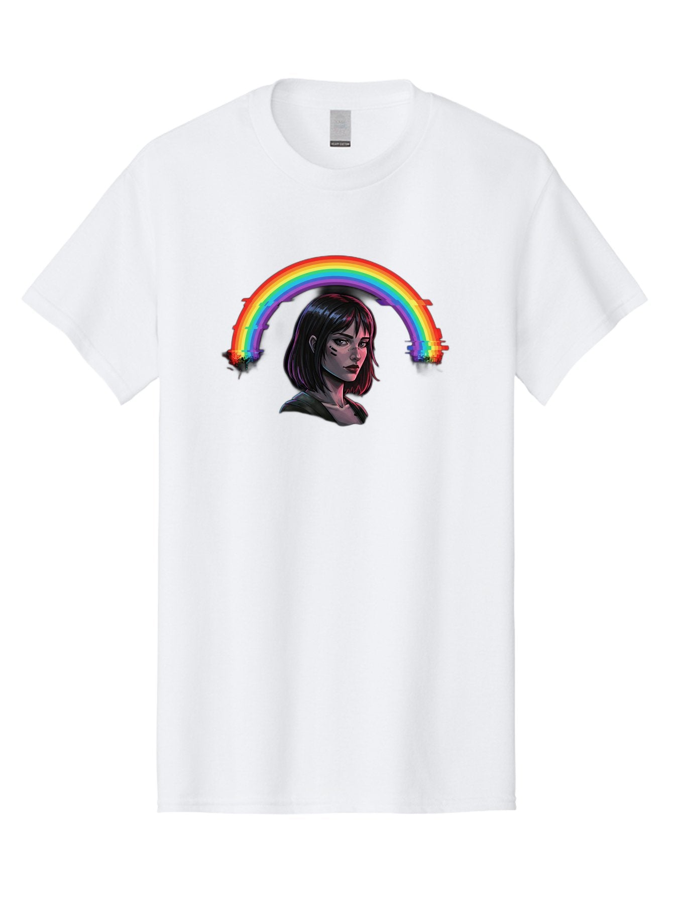 Girl-With-Rainbow Men'S Graphic Tee, 100% Cotton, Comfortable Casual Summer Wear, Machine Washable, Vintage Camera, Old Camera, Antique Camera, Black Camera, Classic Photography, Photography Equipment, Nostalgic Device, Film Camera, Camera Art Bai036 10