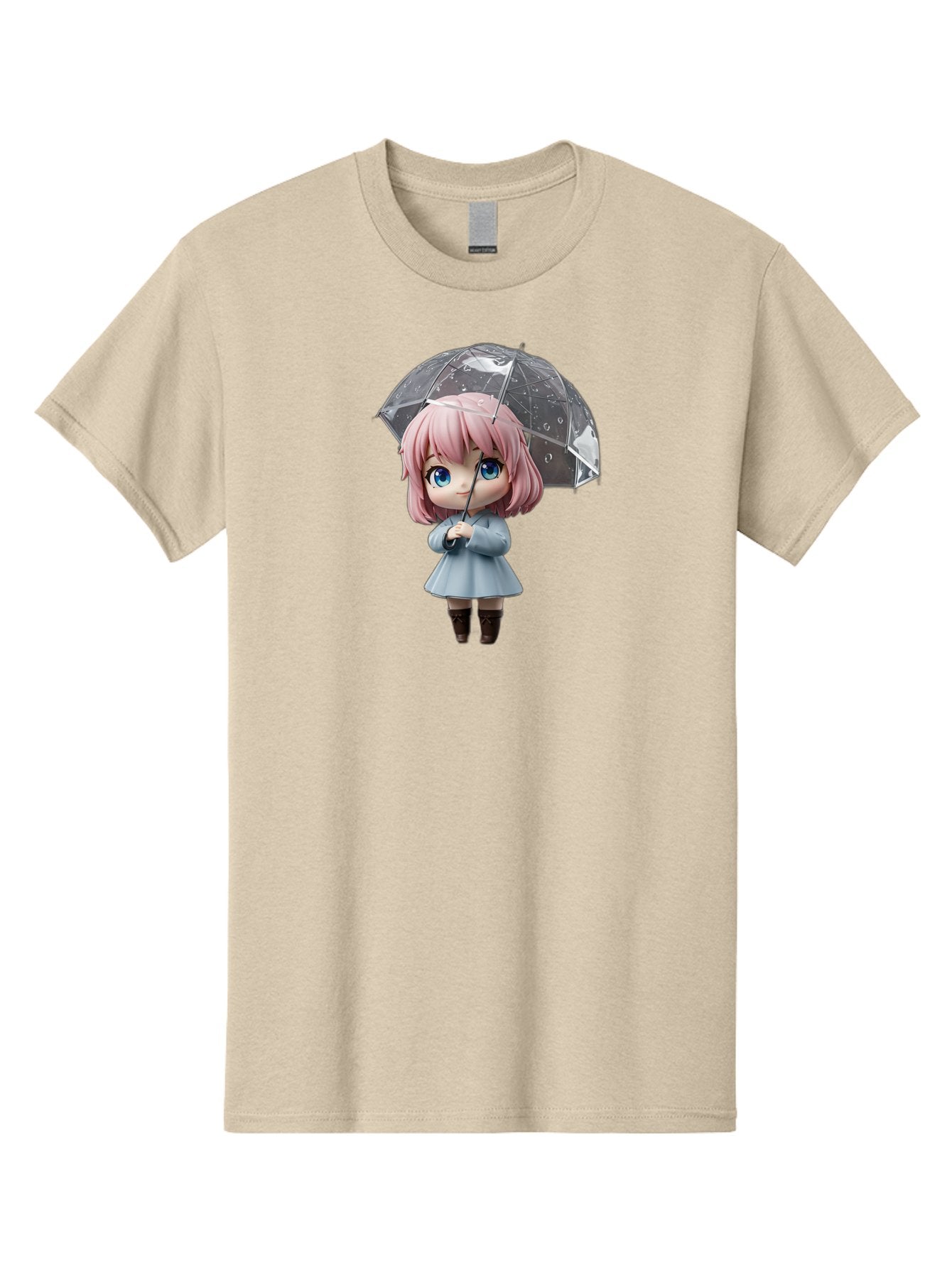 Girl-With-Umbrella-1 Men'S Graphic Tee, 100% Cotton, Comfortable Casual Summer Wear, Machine Washable, Vintage Camera, Old Camera, Antique Camera, Black Camera, Classic Photography, Photography Equipment, Nostalgic Device, Film Camera, Bai037 13