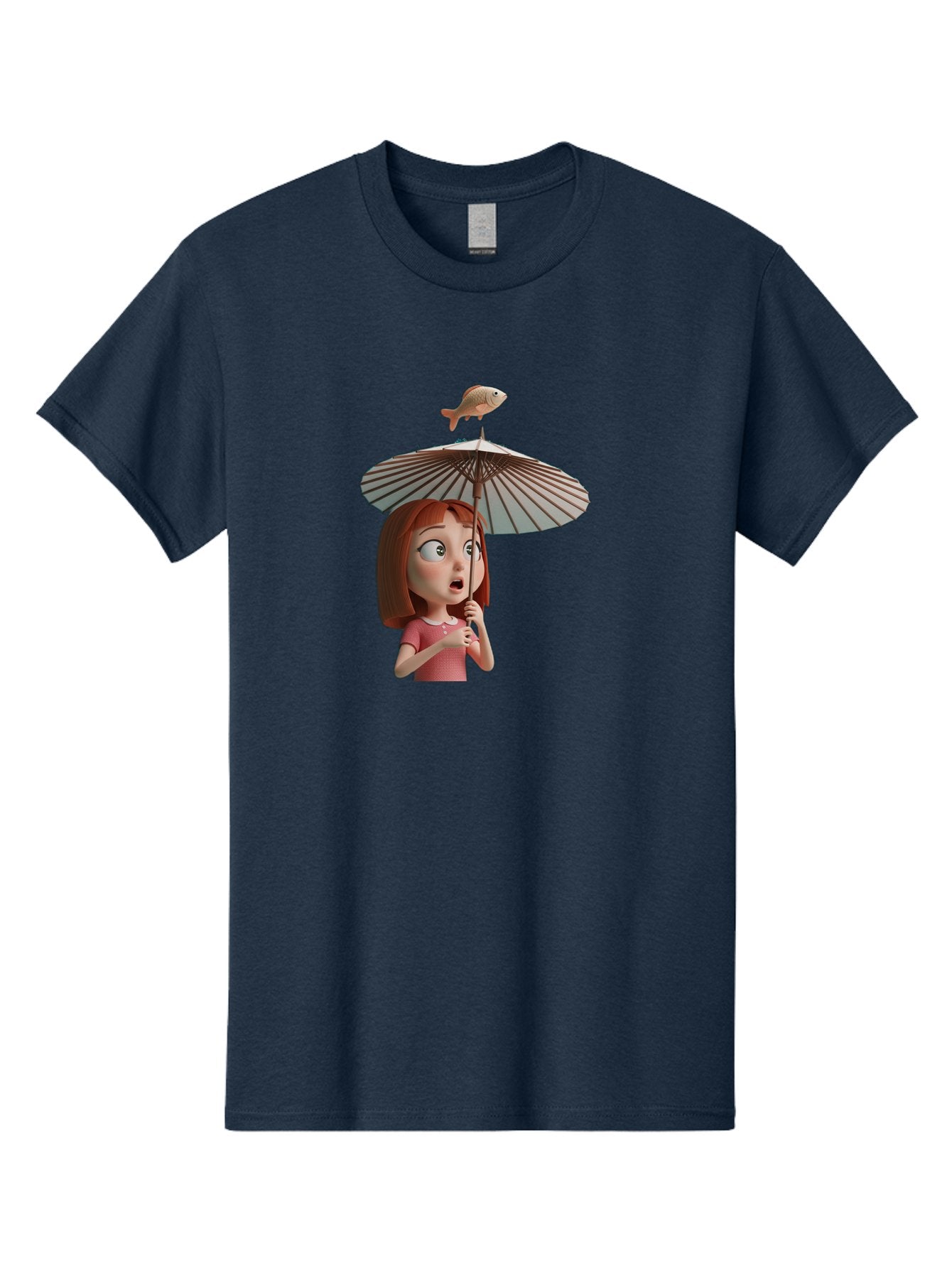 Girl-With-Umbrella-And-Fish Men'S Graphic Tee, 100% Cotton, Comfortable Casual Summer Wear, Machine Washable, Vintage Camera, Old Camera, Antique Camera, Black Camera, Classic Photography, Photography Equipment, Nostalgic Device, Film Camera, Bai039 11