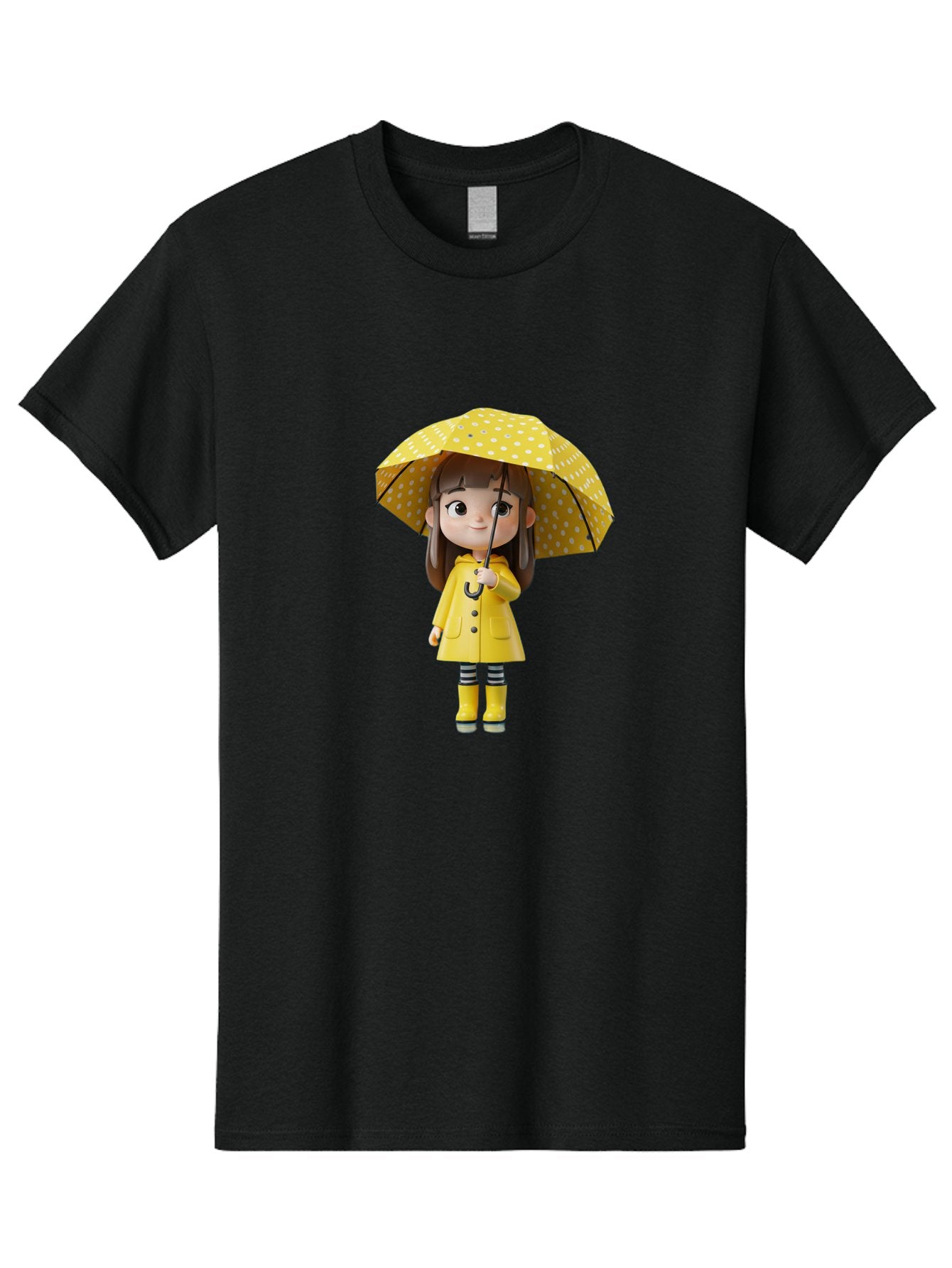 Girl-With-Yellow-Raincoat-And-Umbrella Men'S Graphic Tee, 100% Cotton, Comfortable Casual Summer Wear, Machine Washable, Vintage Camera, Old Camera, Antique Camera, Black Camera, Classic Photography, Photography Equipment, Nostalgic Device, Bai041 11