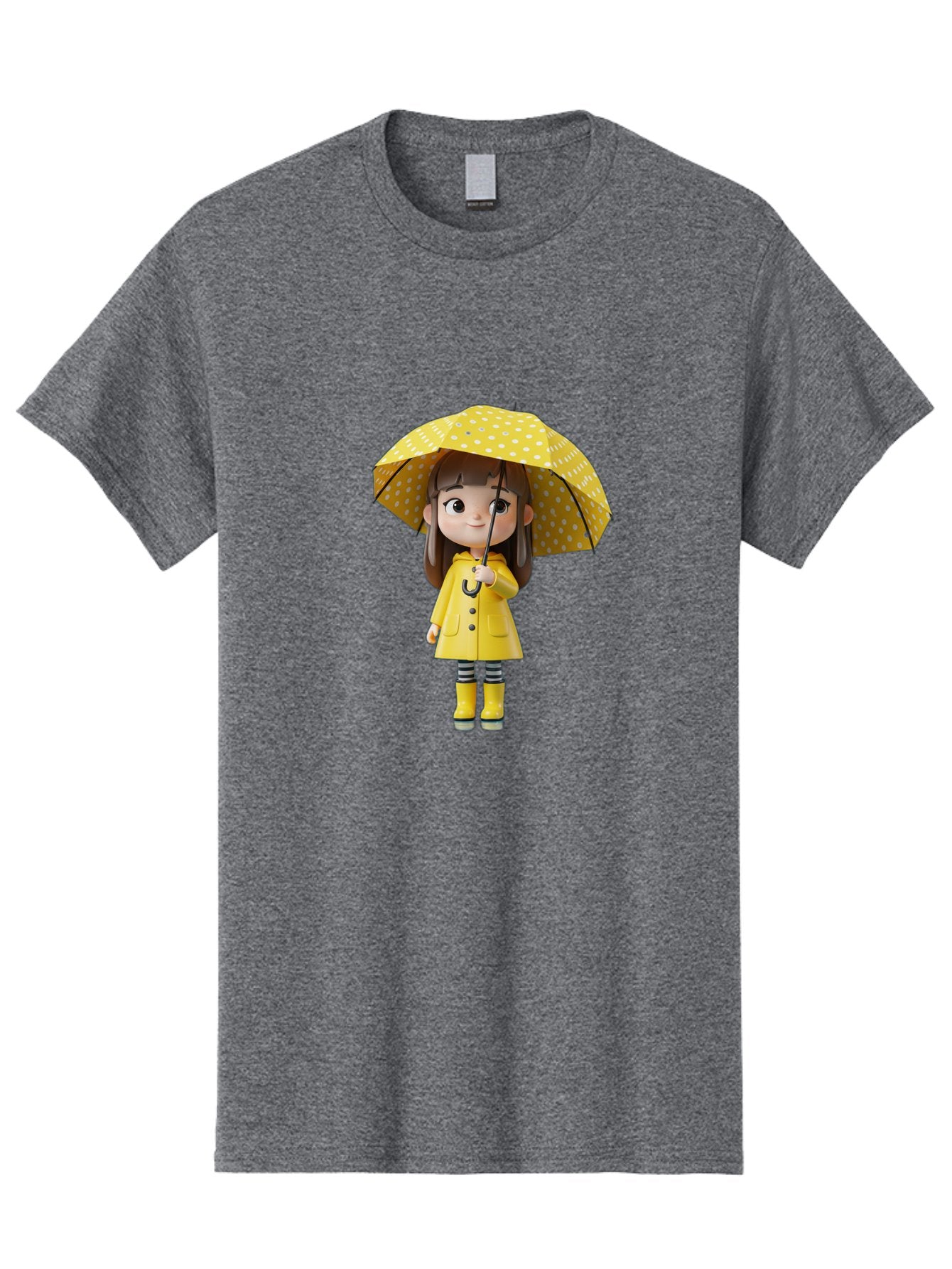 Girl-With-Yellow-Raincoat-And-Umbrella Men'S Graphic Tee, 100% Cotton, Comfortable Casual Summer Wear, Machine Washable, Vintage Camera, Old Camera, Antique Camera, Black Camera, Classic Photography, Photography Equipment, Nostalgic Device, Bai041