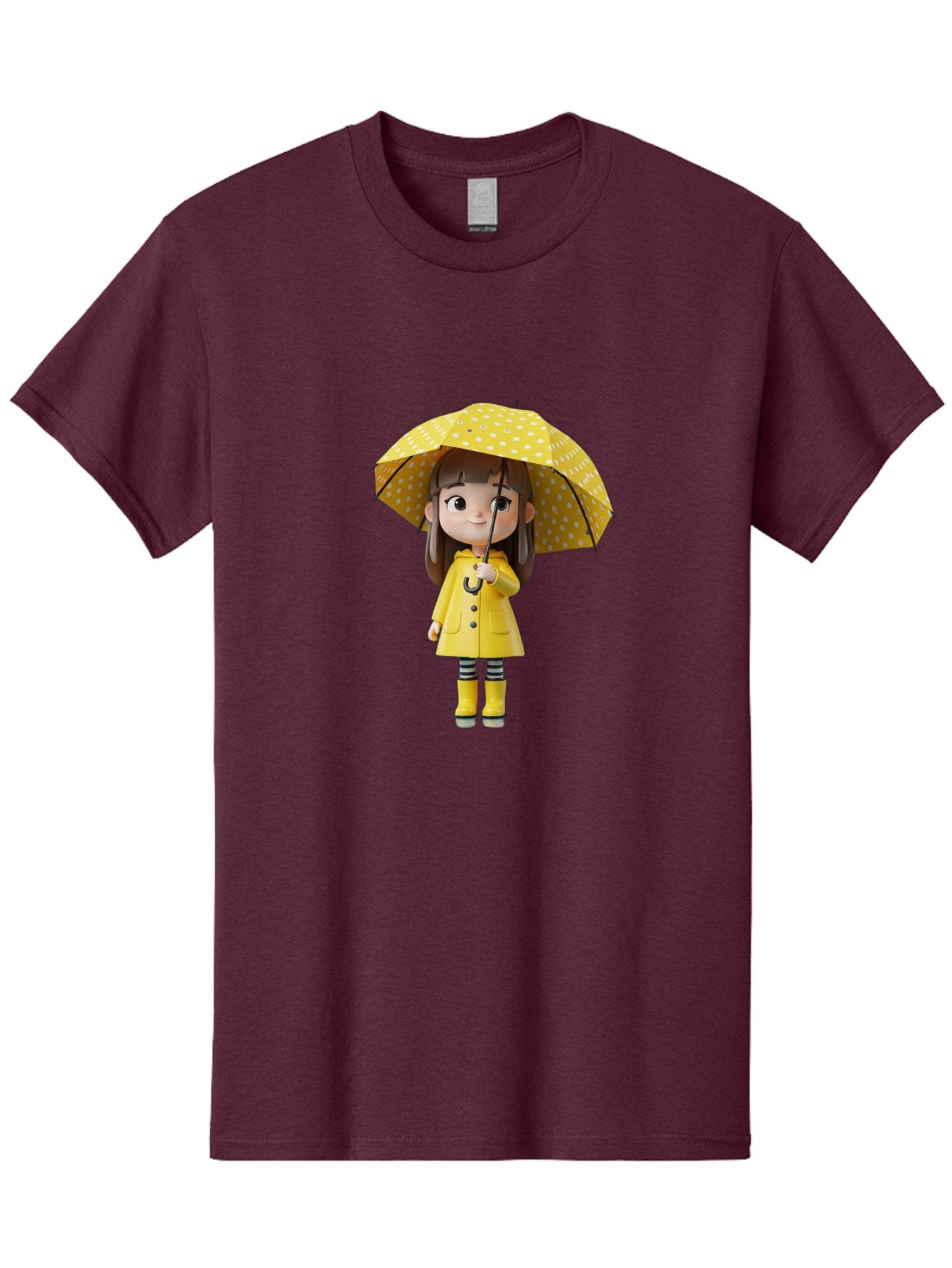 Girl-With-Yellow-Raincoat-And-Umbrella Men'S Graphic Tee, 100% Cotton, Comfortable Casual Summer Wear, Machine Washable, Vintage Camera, Old Camera, Antique Camera, Black Camera, Classic Photography, Photography Equipment, Nostalgic Device, Bai041 4