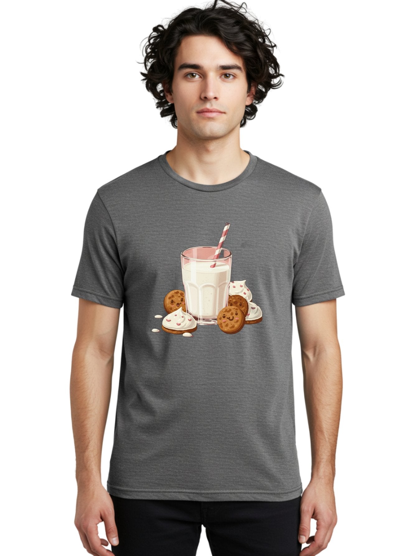 Glass-Of-Milk-With-Cookies Men'S Graphic Tee, 100% Cotton, Comfortable Casual Summer Wear, Machine Washable, Vintage Camera, Old Camera, Antique Camera, Black Camera, Classic Photography, Photography Equipment, Nostalgic Device, Film Camera, Bai042 29