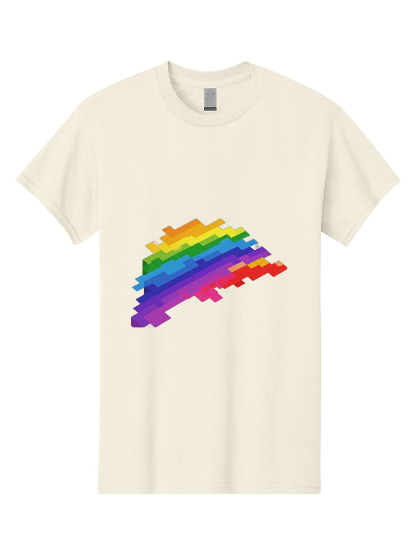 Glitchy-Rainbow Men'S Graphic Tee, 100% Cotton, Comfortable Casual Summer Wear, Machine Washable, Vintage Camera, Old Camera, Antique Camera, Black Camera, Classic Photography, Photography Equipment, Nostalgic Device, Film Camera, Camera Art Bai044 11