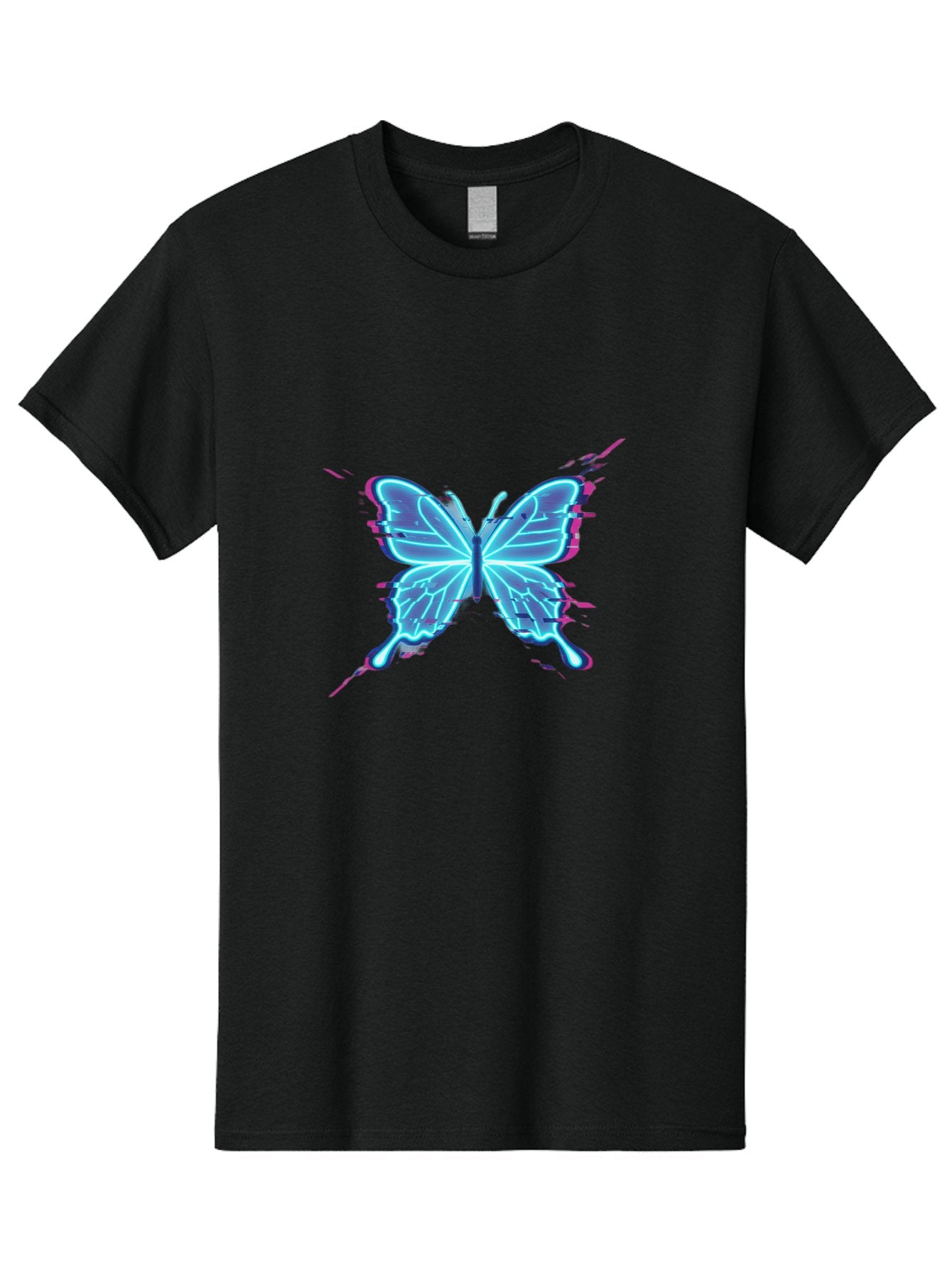 Glowing-Butterfly-1 Men'S Graphic Tee, 100% Cotton, Comfortable Casual Summer Wear, Machine Washable, Vintage Camera, Old Camera, Antique Camera, Black Camera, Classic Photography, Photography Equipment, Nostalgic Device, Film Camera, Bai046 12