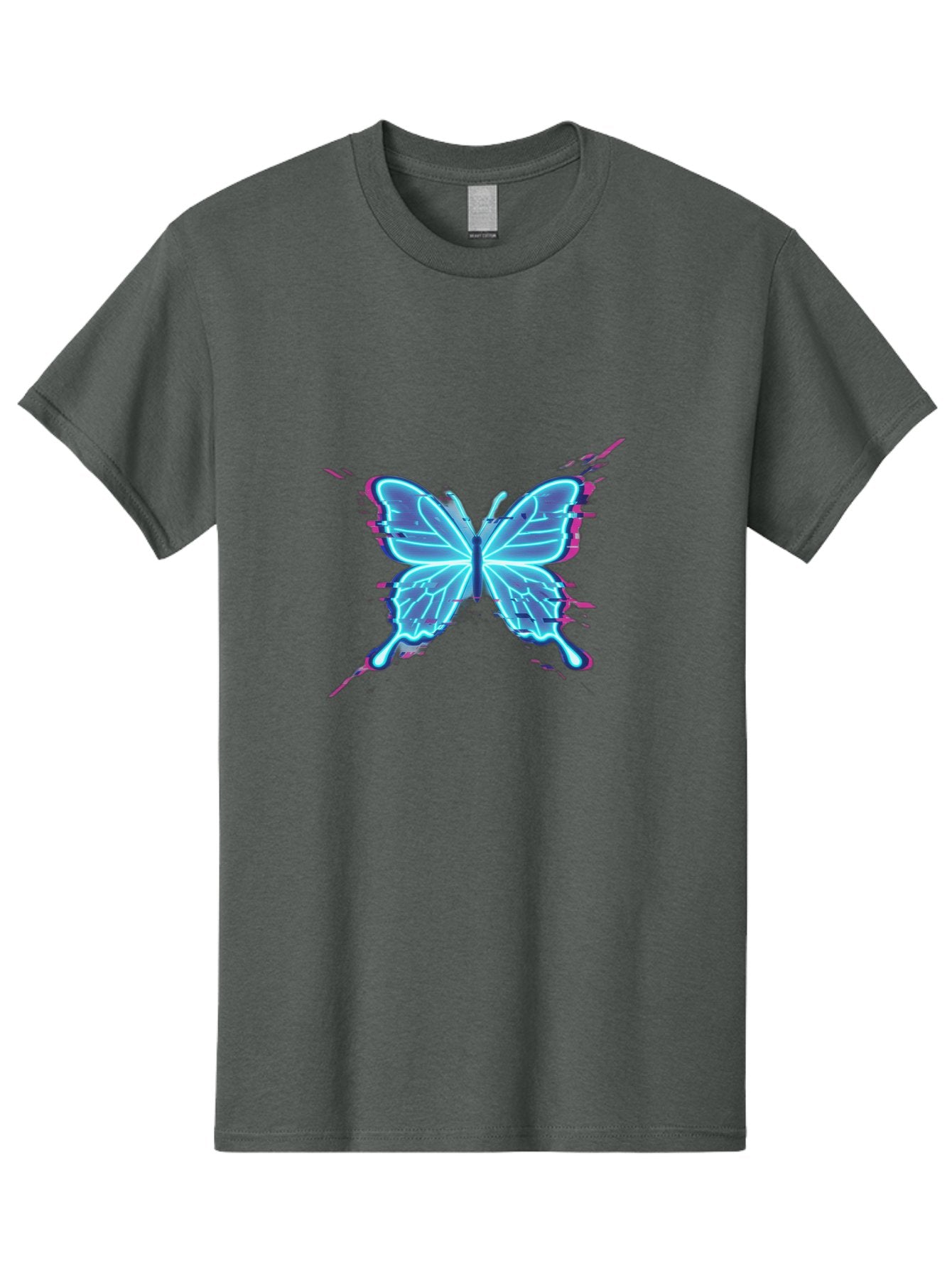 Glowing-Butterfly-1 Men'S Graphic Tee, 100% Cotton, Comfortable Casual Summer Wear, Machine Washable, Vintage Camera, Old Camera, Antique Camera, Black Camera, Classic Photography, Photography Equipment, Nostalgic Device, Film Camera, Bai046 5