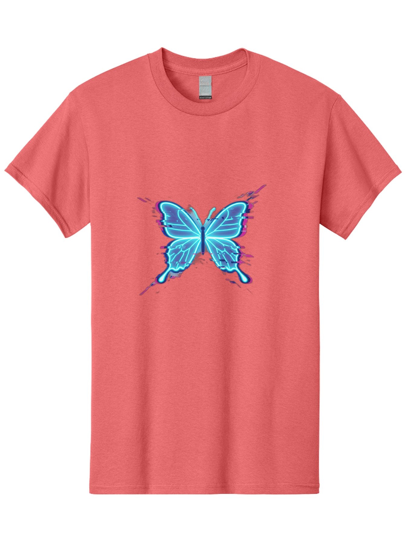 Glowing-Butterfly-1 Men'S Graphic Tee, 100% Cotton, Comfortable Casual Summer Wear, Machine Washable, Vintage Camera, Old Camera, Antique Camera, Black Camera, Classic Photography, Photography Equipment, Nostalgic Device, Film Camera, Bai046 4