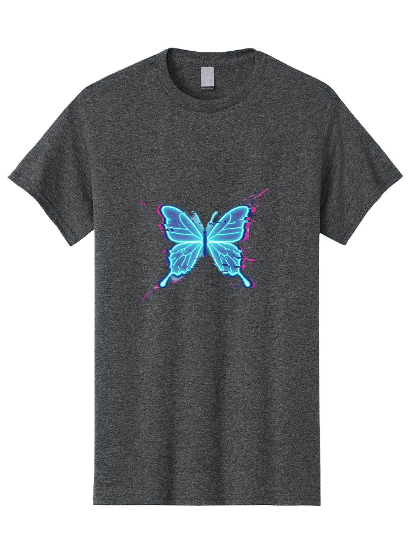 Glowing-Butterfly-1 Men'S Graphic Tee, 100% Cotton, Comfortable Casual Summer Wear, Machine Washable, Vintage Camera, Old Camera, Antique Camera, Black Camera, Classic Photography, Photography Equipment, Nostalgic Device, Film Camera, Bai046 7