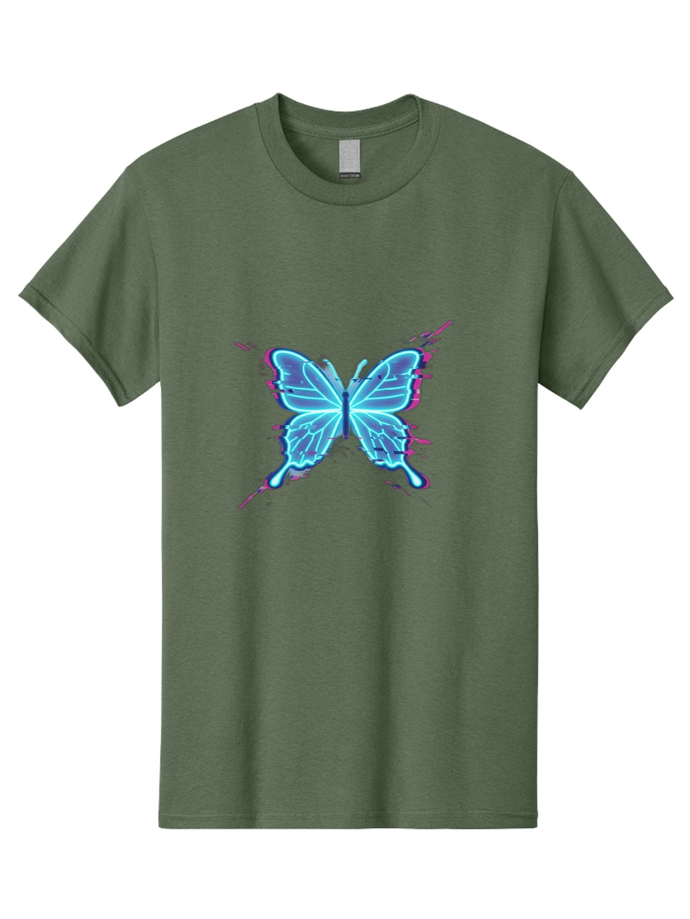 Glowing-Butterfly-1 Men'S Graphic Tee, 100% Cotton, Comfortable Casual Summer Wear, Machine Washable, Vintage Camera, Old Camera, Antique Camera, Black Camera, Classic Photography, Photography Equipment, Nostalgic Device, Film Camera, Bai046 10