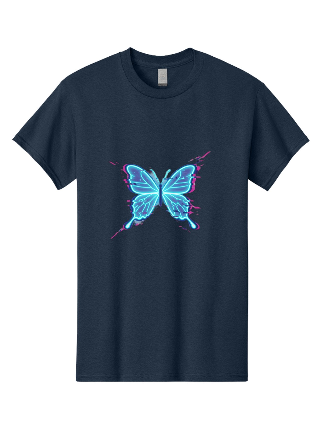 Glowing-Butterfly-1 Men'S Graphic Tee, 100% Cotton, Comfortable Casual Summer Wear, Machine Washable, Vintage Camera, Old Camera, Antique Camera, Black Camera, Classic Photography, Photography Equipment, Nostalgic Device, Film Camera, Bai046 3