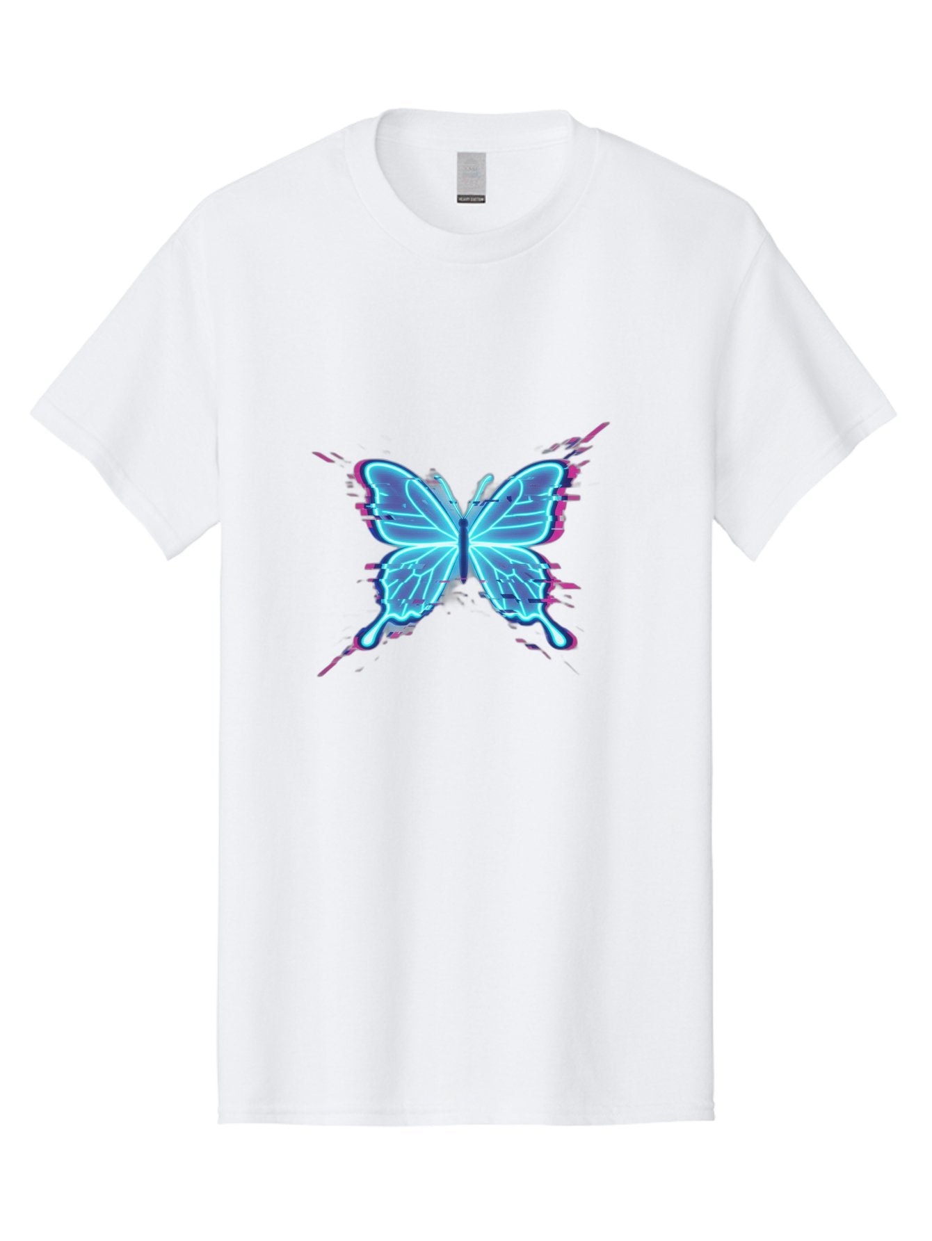 Glowing-Butterfly-1 Men'S Graphic Tee, 100% Cotton, Comfortable Casual Summer Wear, Machine Washable, Vintage Camera, Old Camera, Antique Camera, Black Camera, Classic Photography, Photography Equipment, Nostalgic Device, Film Camera, Bai046