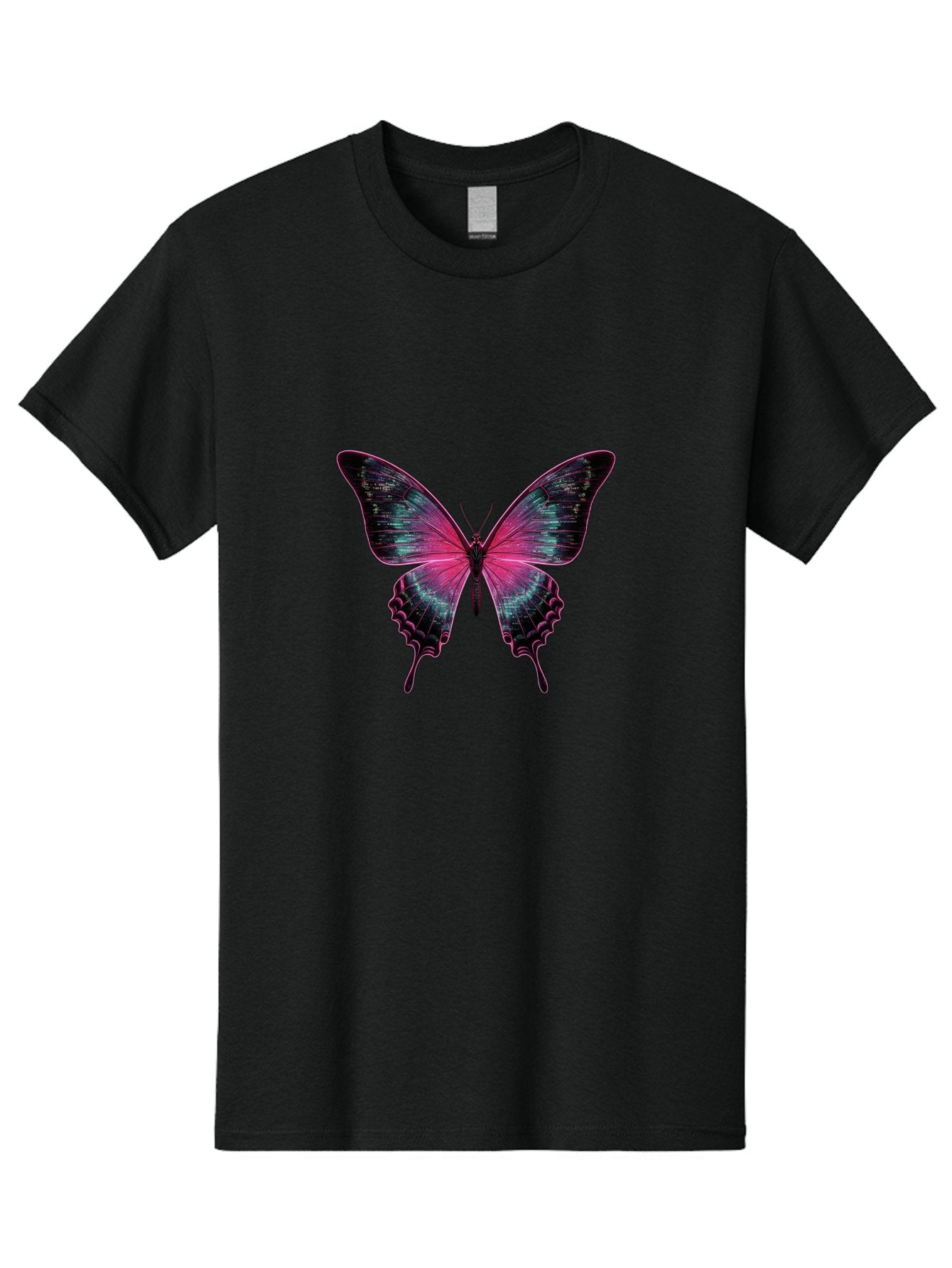 Glowing-Butterfly-2 Men'S Graphic Tee, 100% Cotton, Comfortable Casual Summer Wear, Machine Washable, Vintage Camera, Old Camera, Antique Camera, Black Camera, Classic Photography, Photography Equipment, Nostalgic Device, Film Camera, Bai047
