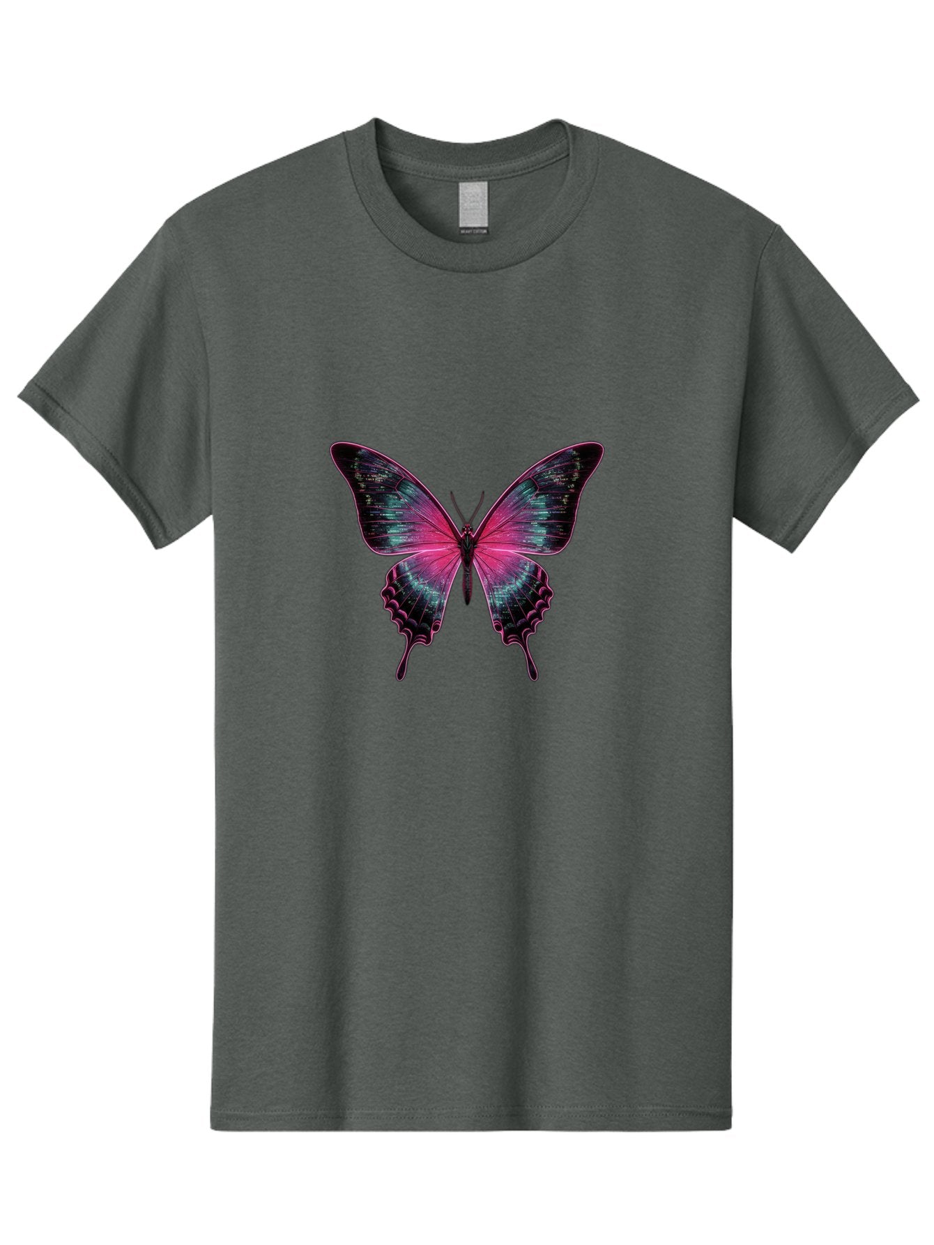 Glowing-Butterfly-2 Men'S Graphic Tee, 100% Cotton, Comfortable Casual Summer Wear, Machine Washable, Vintage Camera, Old Camera, Antique Camera, Black Camera, Classic Photography, Photography Equipment, Nostalgic Device, Film Camera, Bai047 15