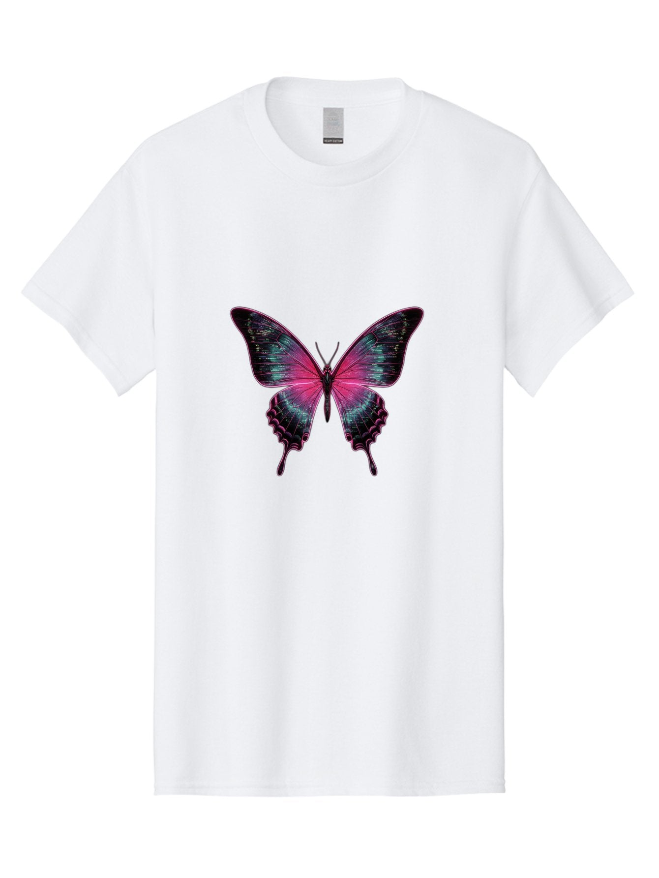Glowing-Butterfly-2 Men'S Graphic Tee, 100% Cotton, Comfortable Casual Summer Wear, Machine Washable, Vintage Camera, Old Camera, Antique Camera, Black Camera, Classic Photography, Photography Equipment, Nostalgic Device, Film Camera, Bai047 4