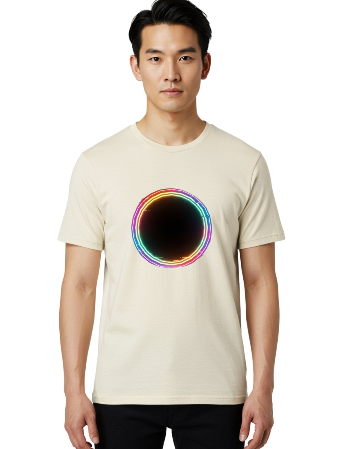 Glowing-Circle Men'S Graphic Tee, 100% Cotton, Comfortable Casual Summer Wear, Machine Washable, Vintage Camera, Old Camera, Antique Camera, Black Camera, Classic Photography, Photography Equipment, Nostalgic Device, Film Camera, Camera Art Bai049 26
