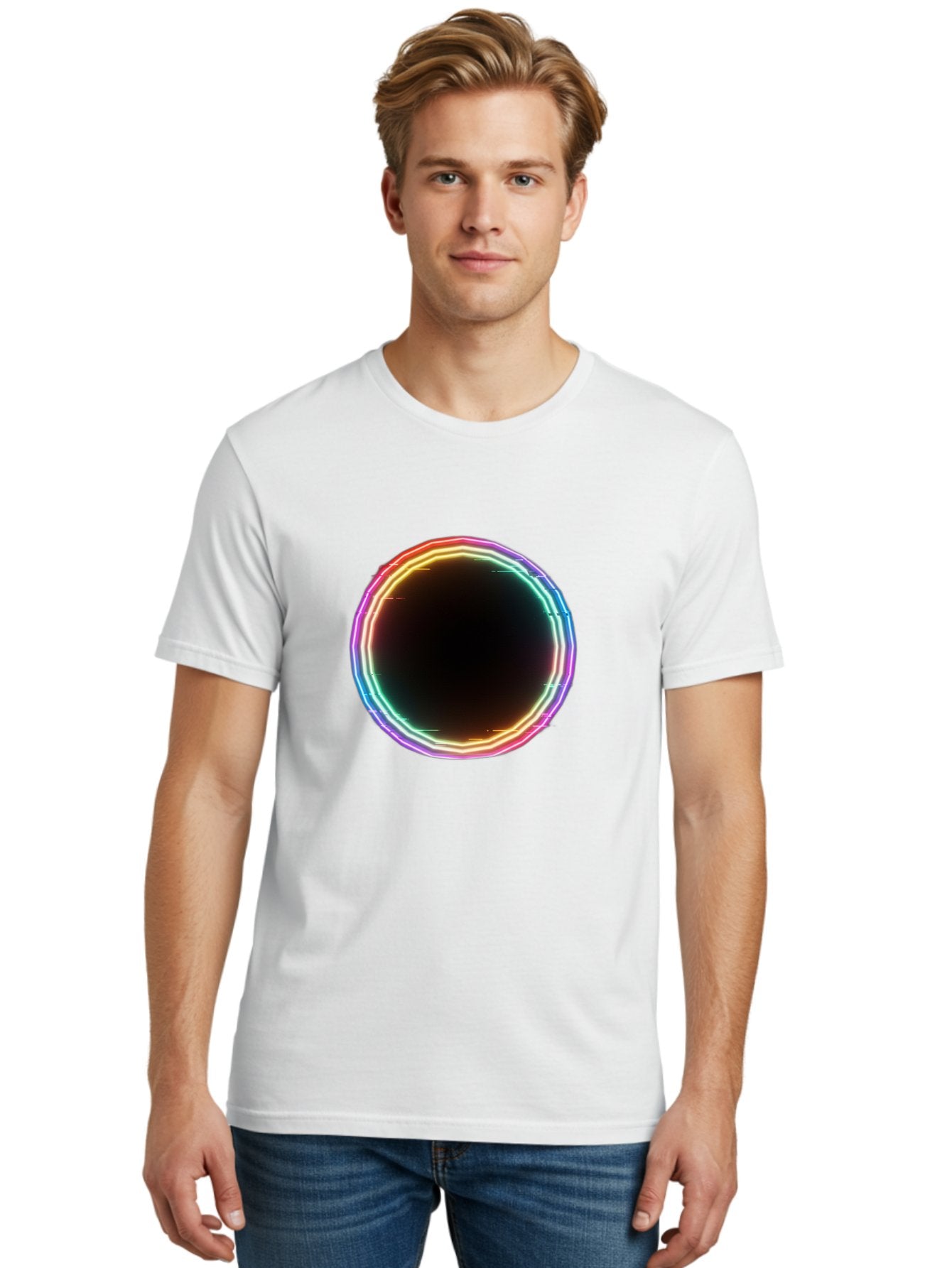 Glowing-Circle Men'S Graphic Tee, 100% Cotton, Comfortable Casual Summer Wear, Machine Washable, Vintage Camera, Old Camera, Antique Camera, Black Camera, Classic Photography, Photography Equipment, Nostalgic Device, Film Camera, Camera Art Bai049 19