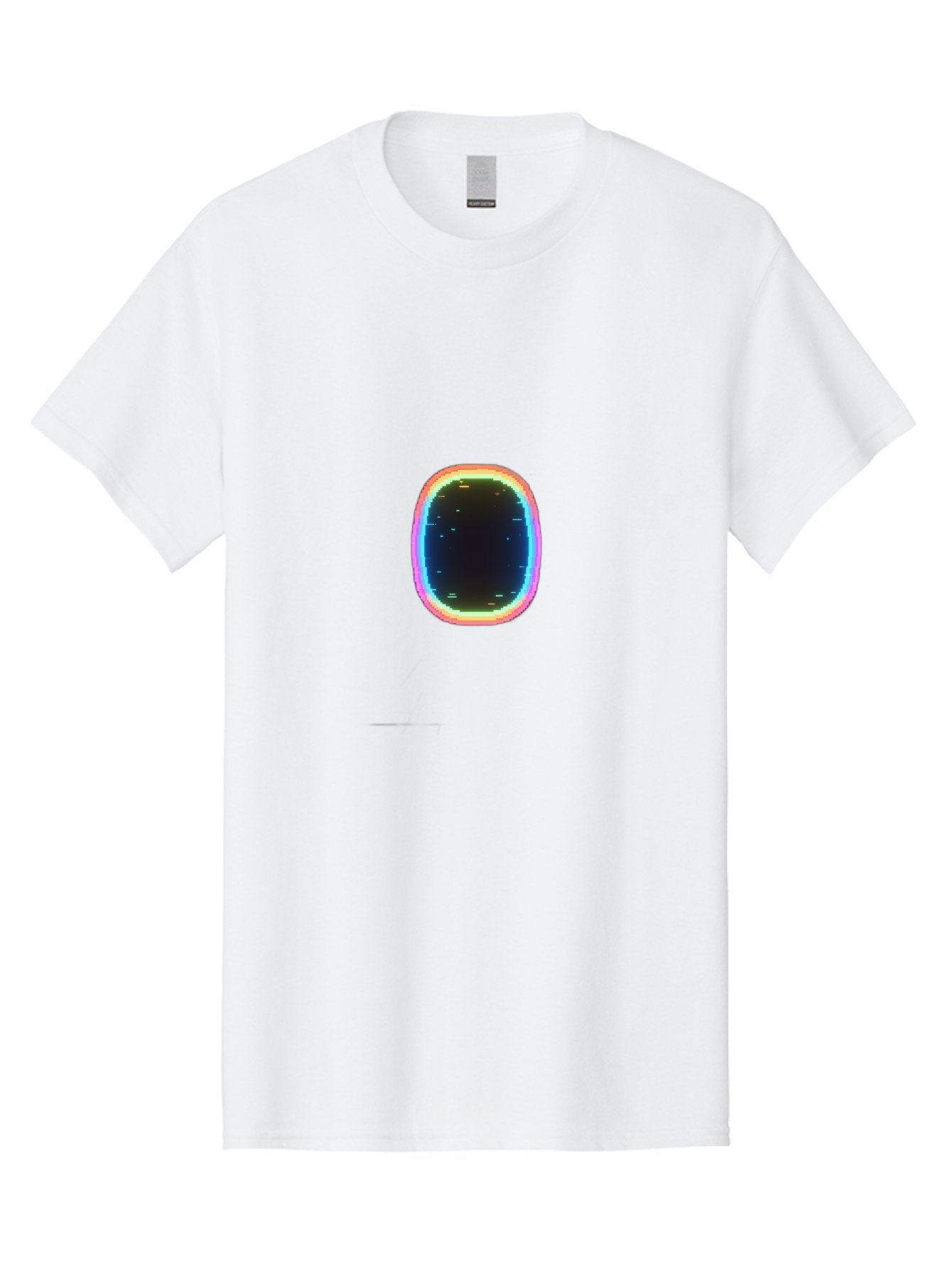 Glowing-Oval-1 Men'S Graphic Tee, 100% Cotton, Comfortable Casual Summer Wear, Machine Washable, Vintage Camera, Old Camera, Antique Camera, Black Camera, Classic Photography, Photography Equipment, Nostalgic Device, Film Camera, Camera Art Bai052