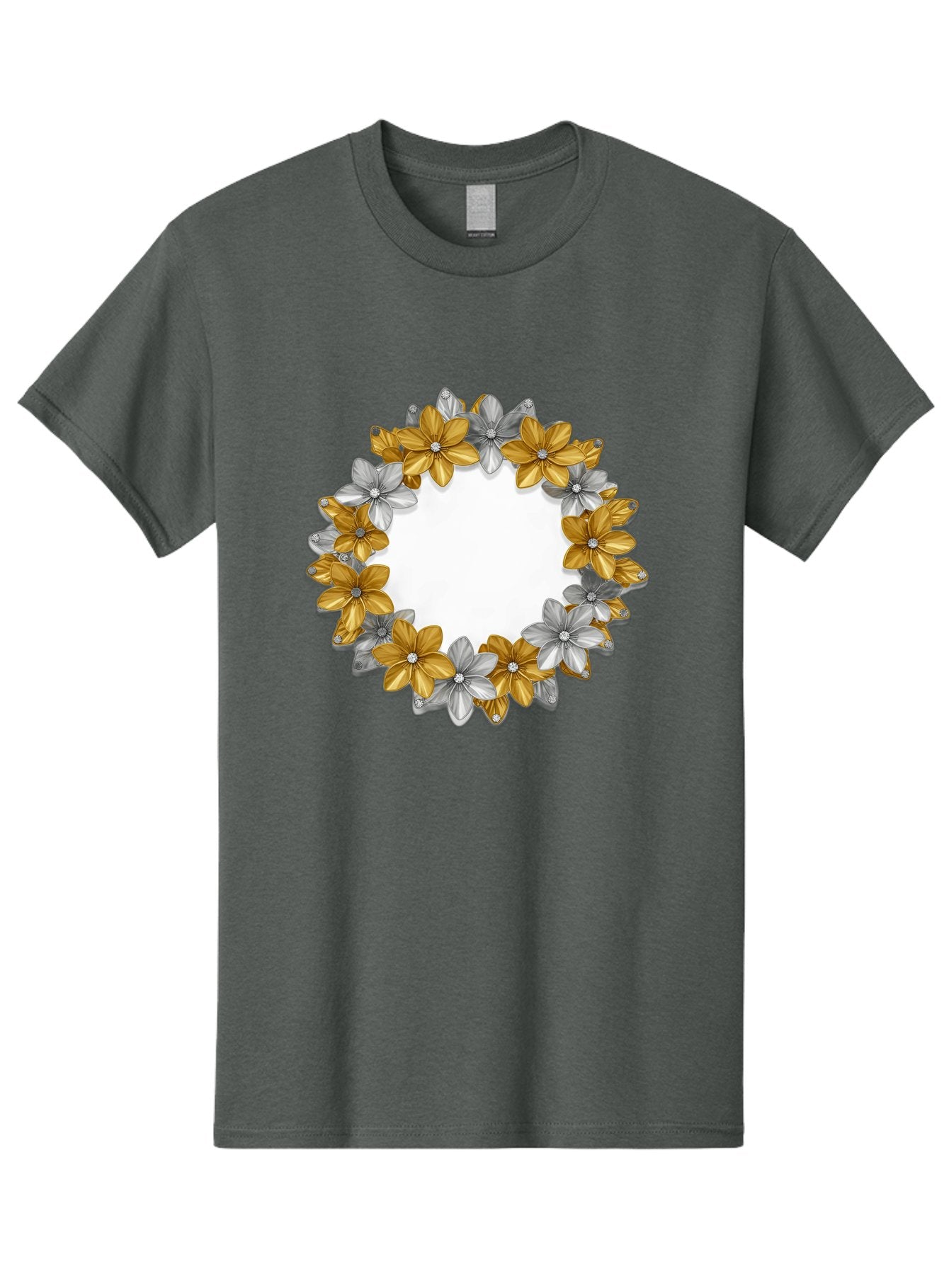 Gold-Silver-Flowers Men'S Graphic Tee, 100% Cotton, Comfortable Casual Summer Wear, Machine Washable, Vintage Camera, Old Camera, Antique Camera, Black Camera, Classic Photography, Photography Equipment, Nostalgic Device, Film Camera, Bai057 10