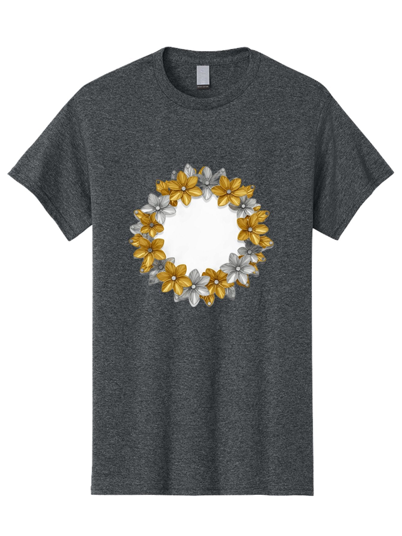Gold-Silver-Flowers Men'S Graphic Tee, 100% Cotton, Comfortable Casual Summer Wear, Machine Washable, Vintage Camera, Old Camera, Antique Camera, Black Camera, Classic Photography, Photography Equipment, Nostalgic Device, Film Camera, Bai057