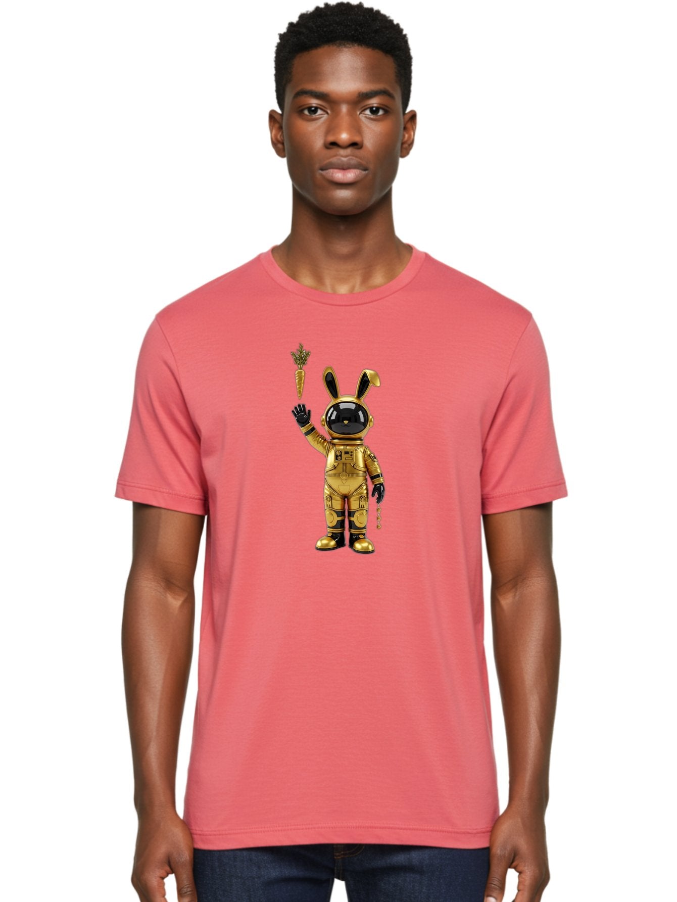 Gold-Space-Bunny Men'S Graphic Tee, 100% Cotton, Comfortable Casual Summer Wear, Machine Washable, Vintage Camera, Old Camera, Antique Camera, Black Camera, Classic Photography, Photography Equipment, Nostalgic Device, Film Camera, Camera Art Bai058 20