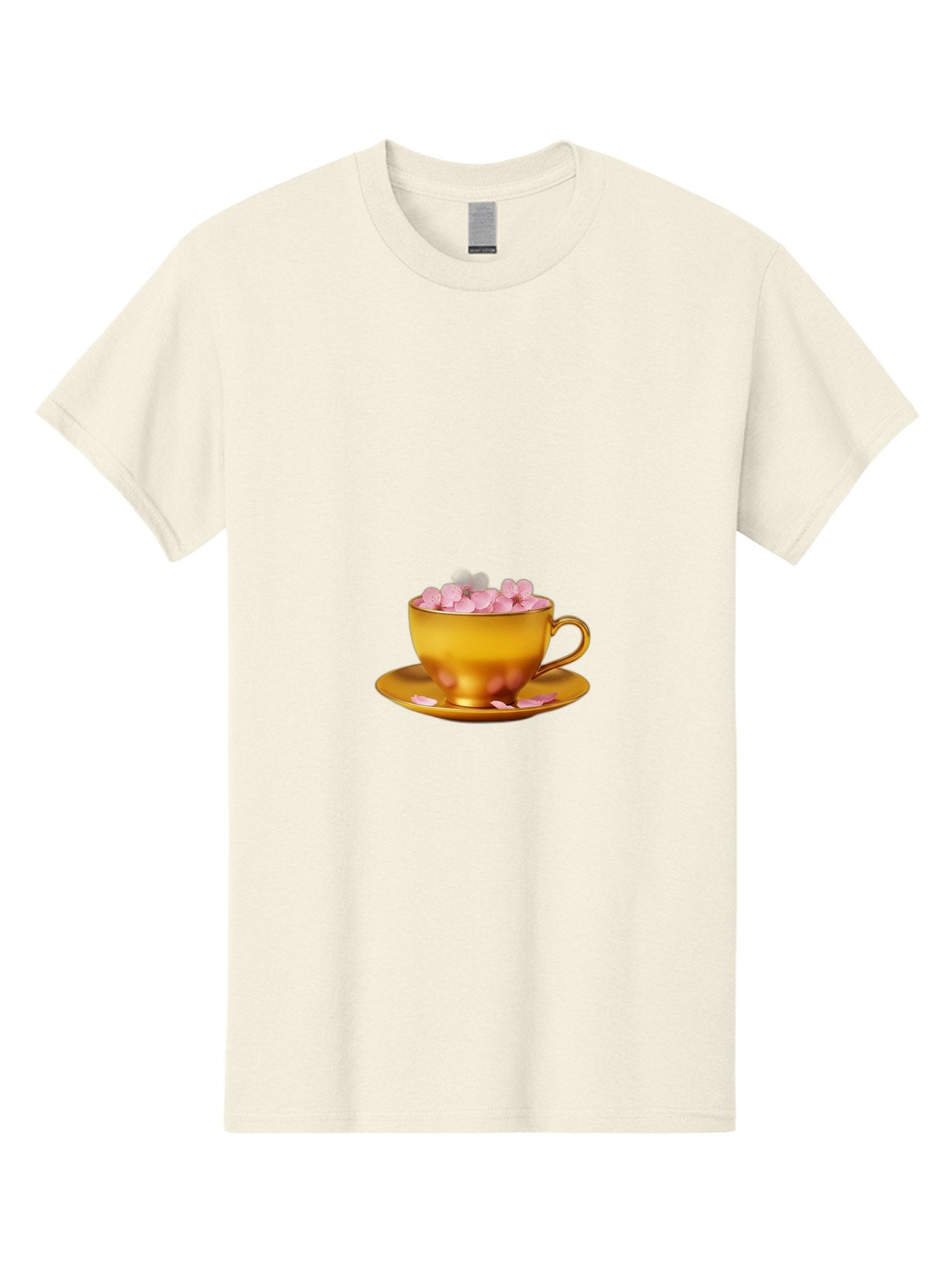 Golden-Cup-With-Petals Men'S Graphic Tee, 100% Cotton, Comfortable Casual Summer Wear, Machine Washable, Vintage Camera, Old Camera, Antique Camera, Black Camera, Classic Photography, Photography Equipment, Nostalgic Device, Film Camera, Bai059 6