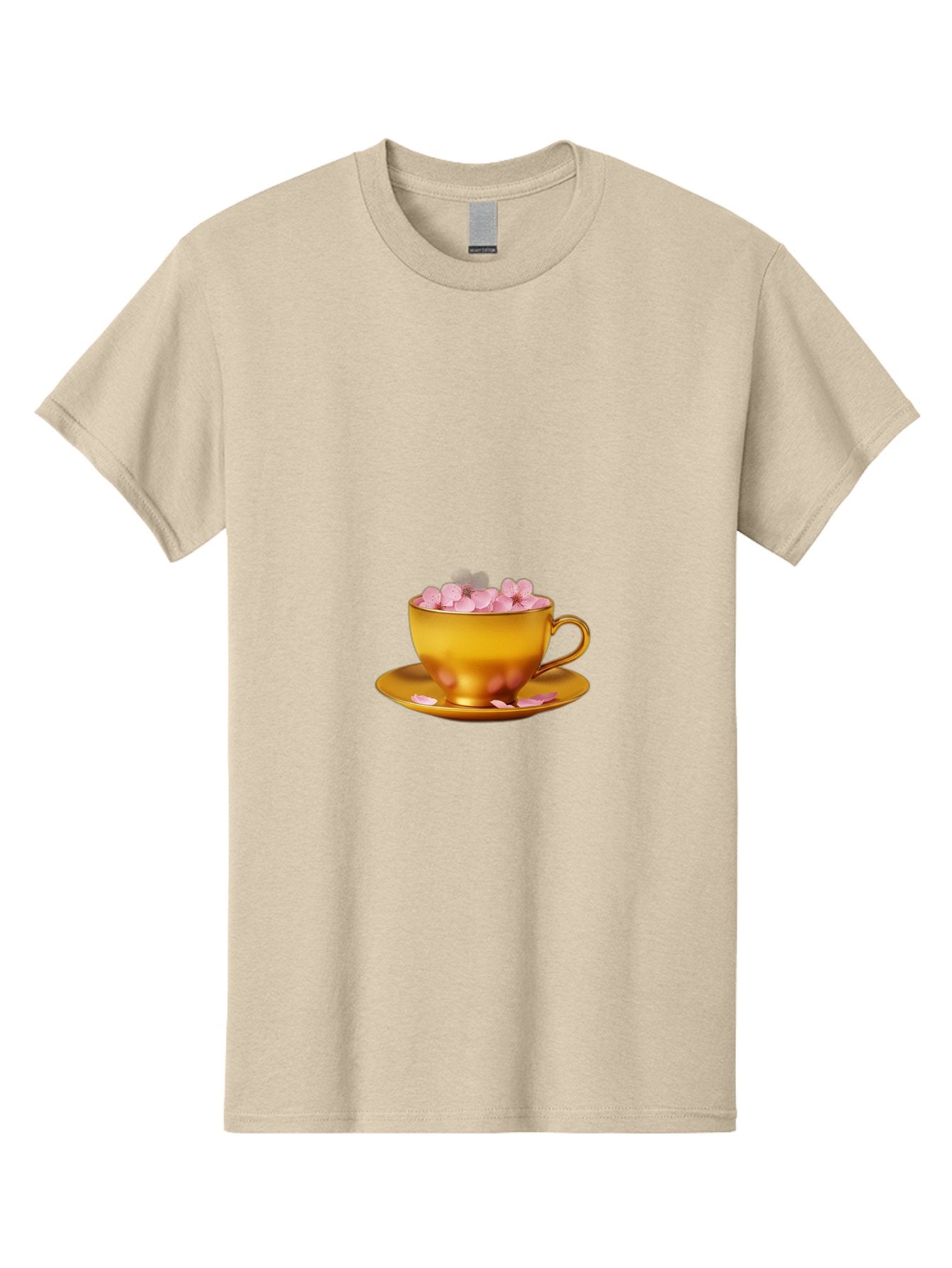 Golden-Cup-With-Petals Men'S Graphic Tee, 100% Cotton, Comfortable Casual Summer Wear, Machine Washable, Vintage Camera, Old Camera, Antique Camera, Black Camera, Classic Photography, Photography Equipment, Nostalgic Device, Film Camera, Bai059 11