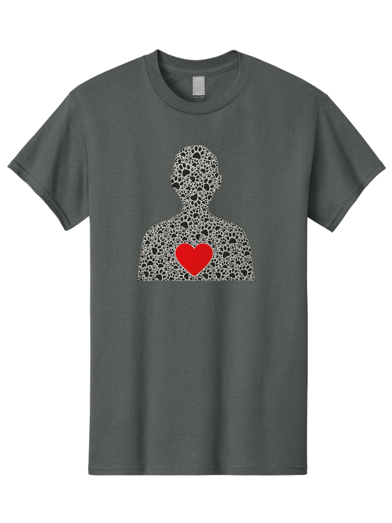 Heart-Man-Silhouette Men'S Graphic Tee, 100% Cotton, Comfortable Casual Summer Wear, Machine Washable, Vintage Camera, Old Camera, Antique Camera, Black Camera, Classic Photography, Photography Equipment, Nostalgic Device, Film Camera, Bai068 7