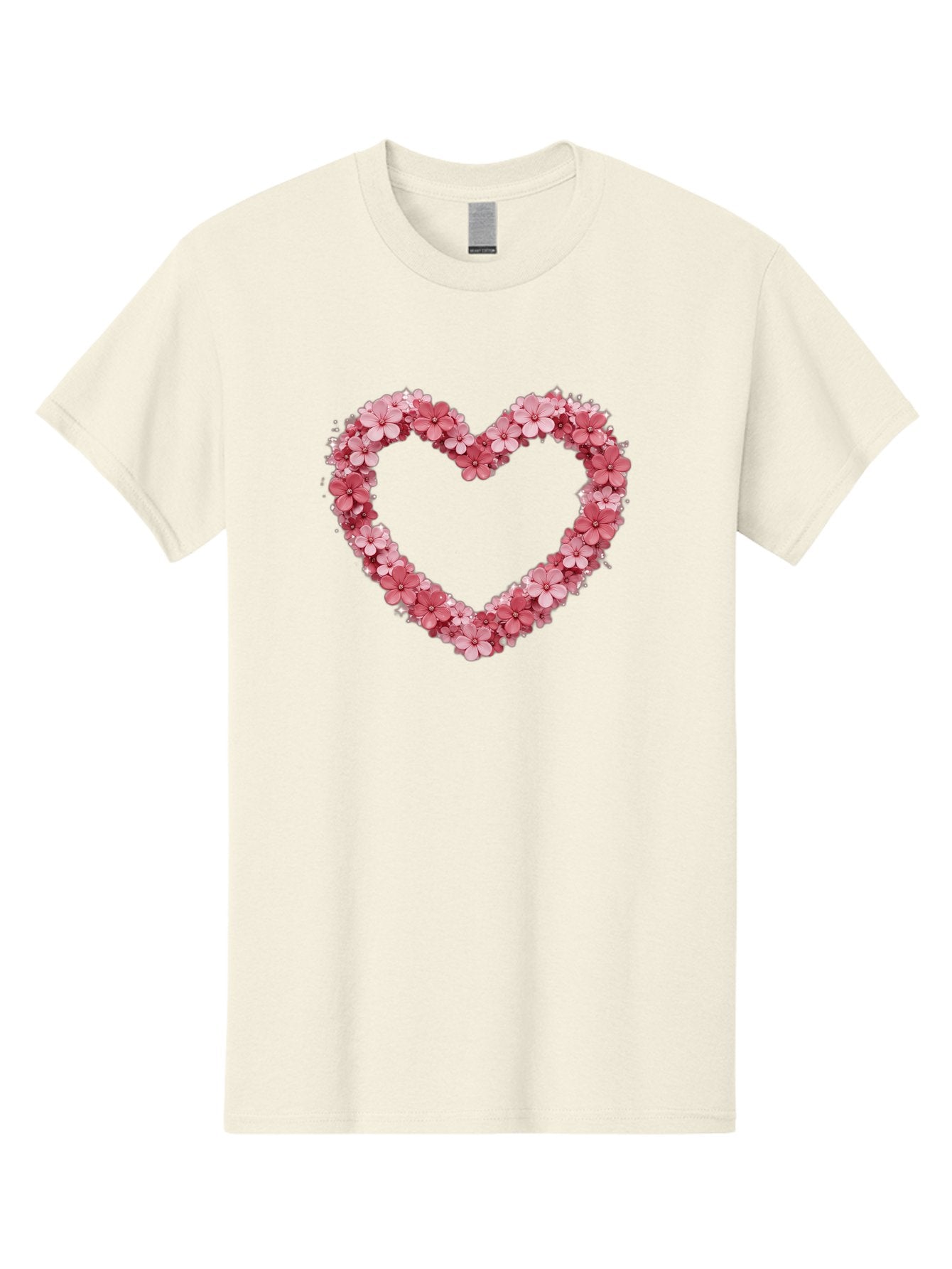 Heart-Shape-With-Pink-Flowers Men'S Graphic Tee, 100% Cotton, Comfortable Casual Summer Wear, Machine Washable, Vintage Camera, Old Camera, Antique Camera, Black Camera, Classic Photography, Photography Equipment, Nostalgic Device, Bai069 12
