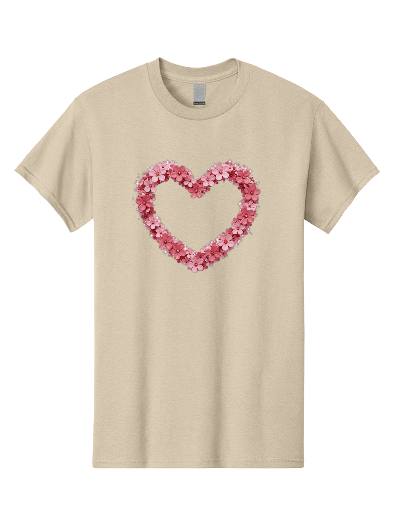 Heart-Shape-With-Pink-Flowers Men'S Graphic Tee, 100% Cotton, Comfortable Casual Summer Wear, Machine Washable, Vintage Camera, Old Camera, Antique Camera, Black Camera, Classic Photography, Photography Equipment, Nostalgic Device, Bai069 12