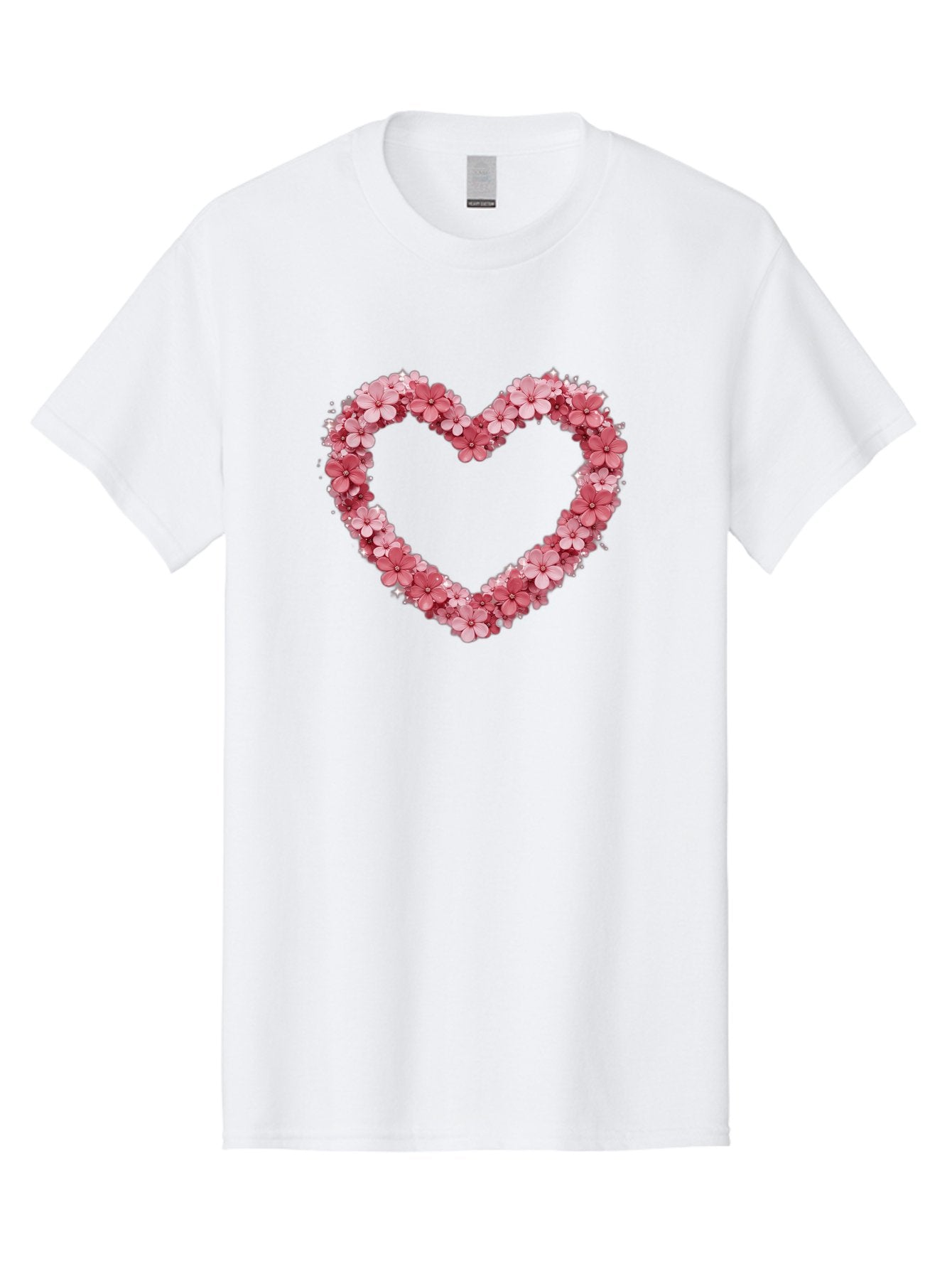 Heart-Shape-With-Pink-Flowers Men'S Graphic Tee, 100% Cotton, Comfortable Casual Summer Wear, Machine Washable, Vintage Camera, Old Camera, Antique Camera, Black Camera, Classic Photography, Photography Equipment, Nostalgic Device, Bai069 14