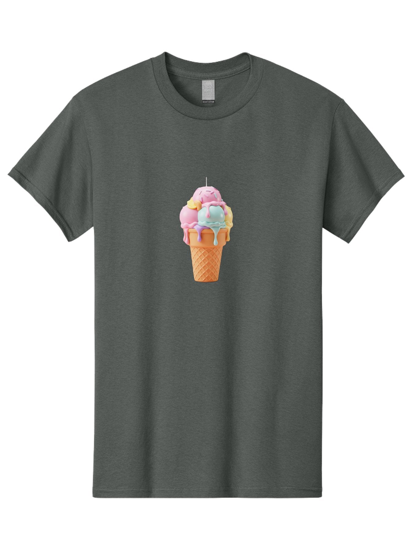 Ice-Cream-Cone Men'S Graphic Tee, 100% Cotton, Comfortable Casual Summer Wear, Machine Washable, Vintage Camera, Old Camera, Antique Camera, Black Camera, Classic Photography, Photography Equipment, Nostalgic Device, Film Camera, Camera Art Bai075 15