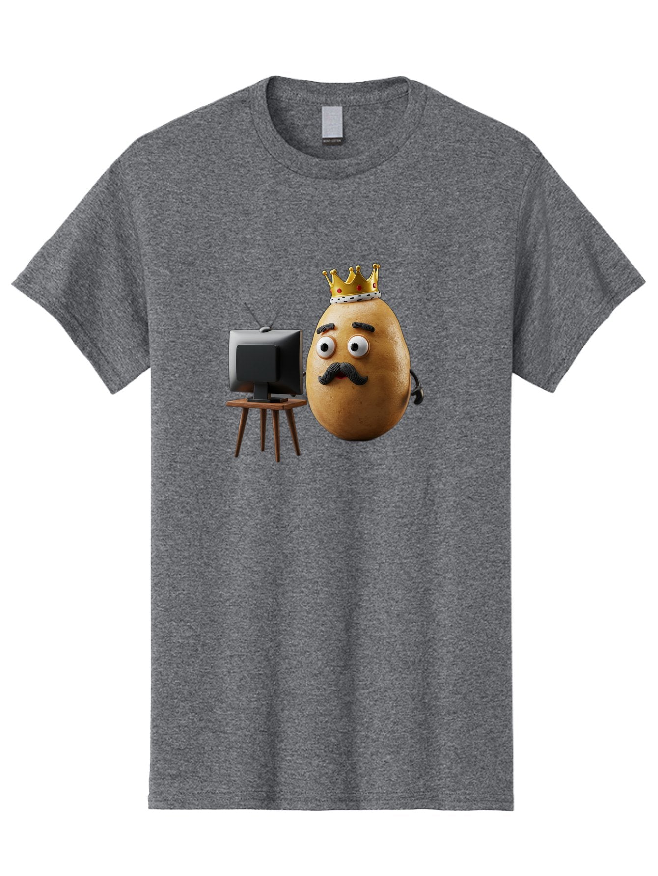 King-Potato Men'S Graphic Tee, 100% Cotton, Comfortable Casual Summer Wear, Machine Washable, Vintage Camera, Old Camera, Antique Camera, Black Camera, Classic Photography, Photography Equipment, Nostalgic Device, Film Camera, Camera Art Bai080 4