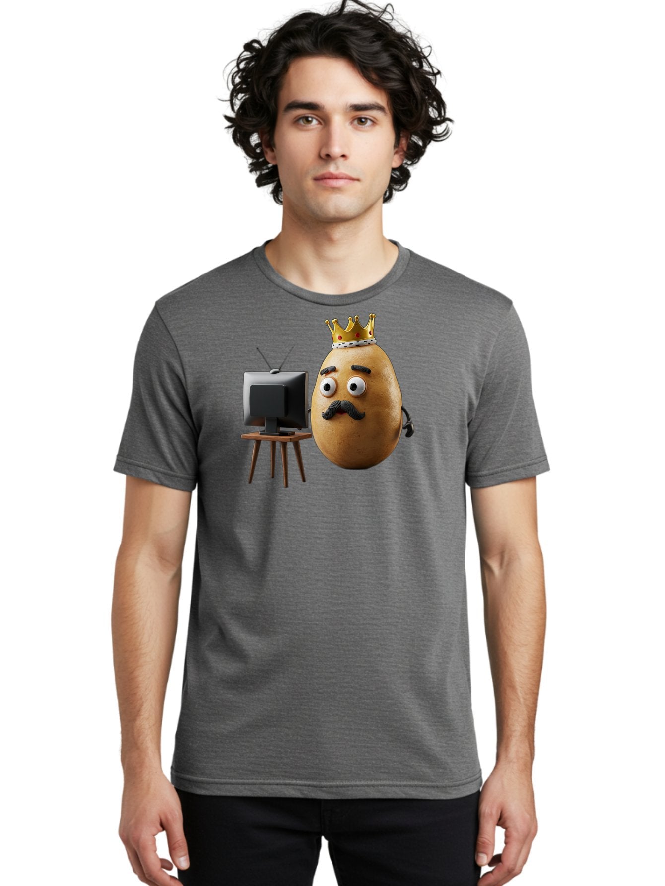 King-Potato Men'S Graphic Tee, 100% Cotton, Comfortable Casual Summer Wear, Machine Washable, Vintage Camera, Old Camera, Antique Camera, Black Camera, Classic Photography, Photography Equipment, Nostalgic Device, Film Camera, Camera Art Bai080 18