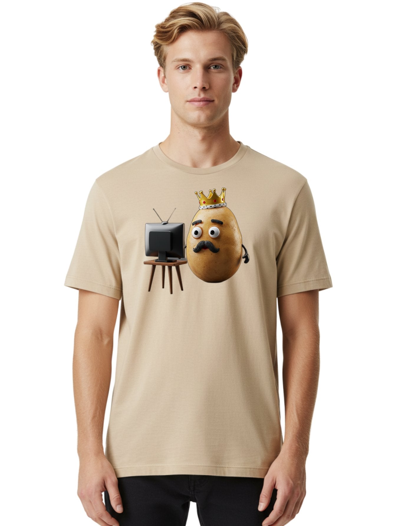 King-Potato Men'S Graphic Tee, 100% Cotton, Comfortable Casual Summer Wear, Machine Washable, Vintage Camera, Old Camera, Antique Camera, Black Camera, Classic Photography, Photography Equipment, Nostalgic Device, Film Camera, Camera Art Bai080 20