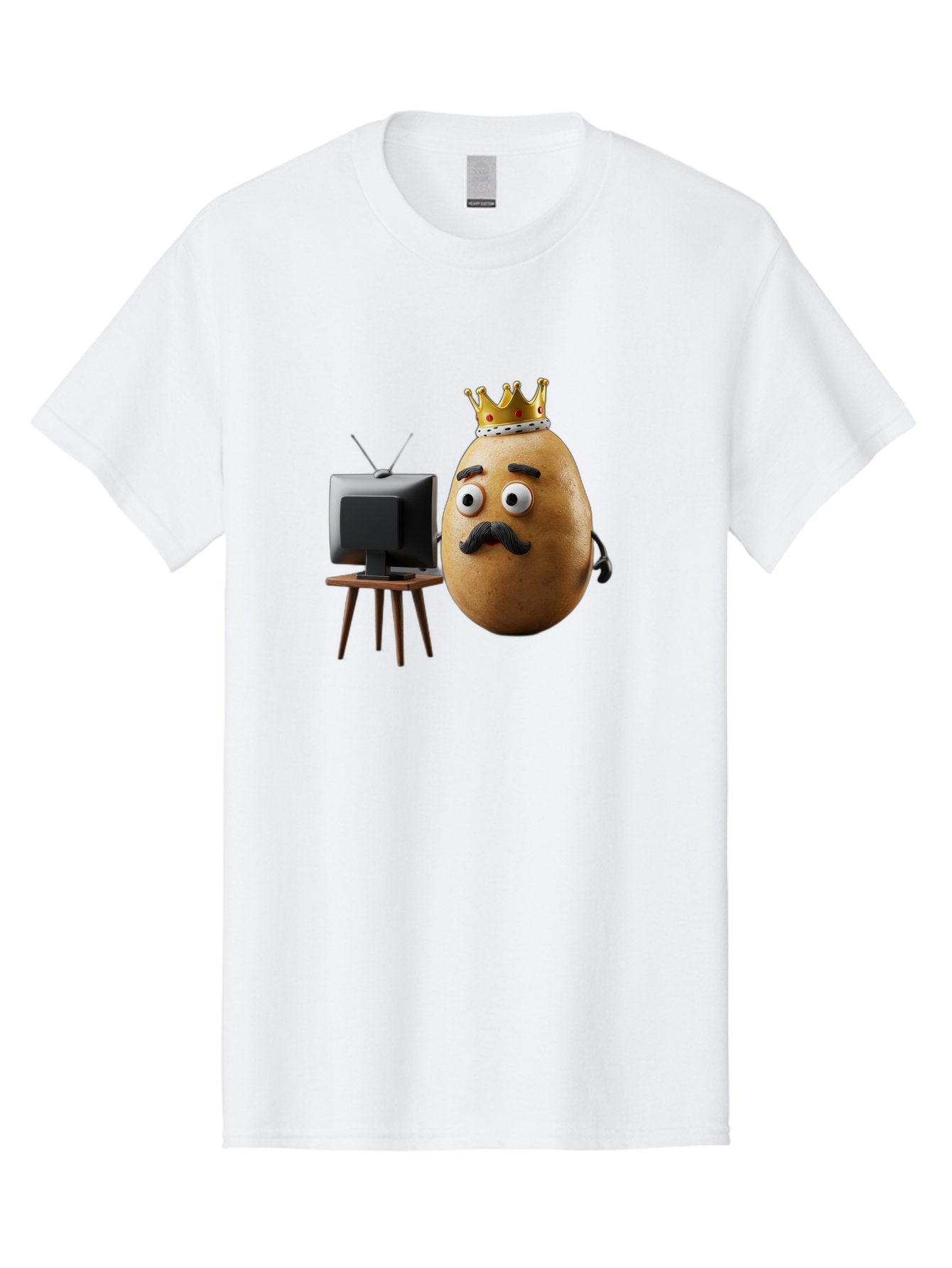 King-Potato Men'S Graphic Tee, 100% Cotton, Comfortable Casual Summer Wear, Machine Washable, Vintage Camera, Old Camera, Antique Camera, Black Camera, Classic Photography, Photography Equipment, Nostalgic Device, Film Camera, Camera Art Bai080