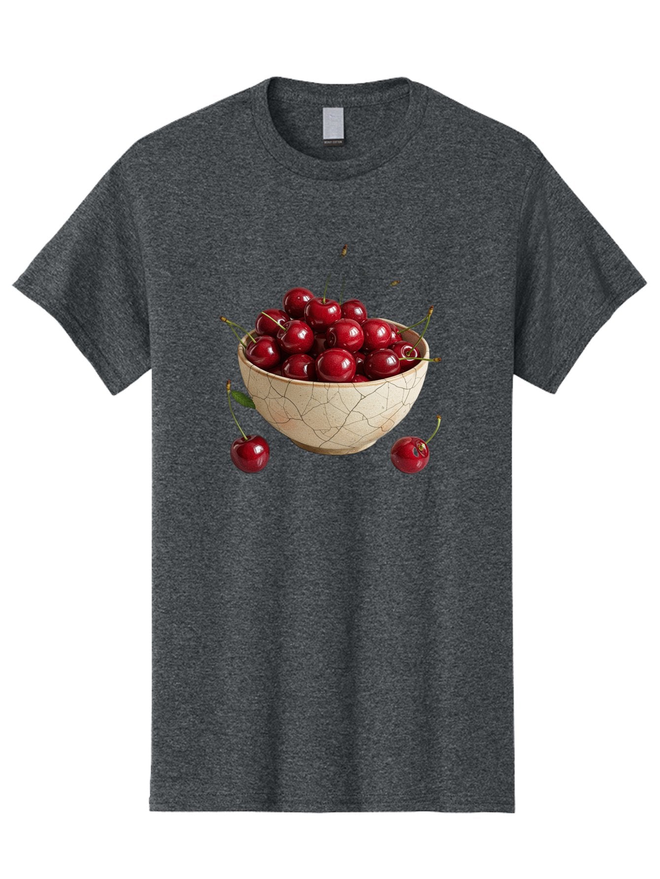 Kintsugi-Bowl-Of-Cherries Men'S Graphic Tee, 100% Cotton, Comfortable Casual Summer Wear, Machine Washable, Vintage Camera, Old Camera, Antique Camera, Black Camera, Classic Photography, Photography Equipment, Nostalgic Device, Film Camera, Bai081 14