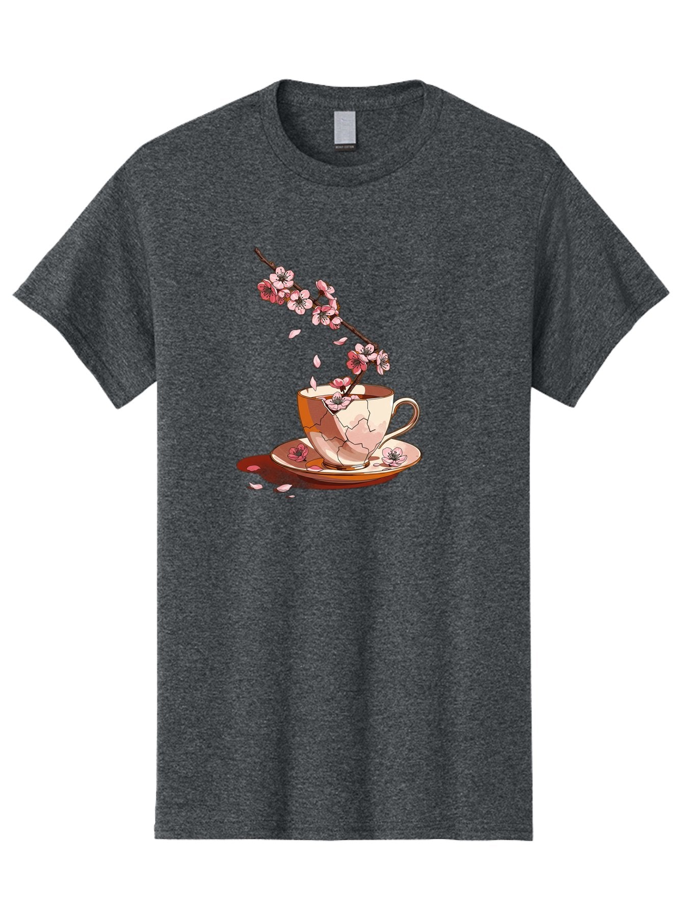 Kintsugi-Tea-Cup Men'S Graphic Tee, 100% Cotton, Comfortable Casual Summer Wear, Machine Washable, Vintage Camera, Old Camera, Antique Camera, Black Camera, Classic Photography, Photography Equipment, Nostalgic Device, Film Camera, Camera Art Bai082